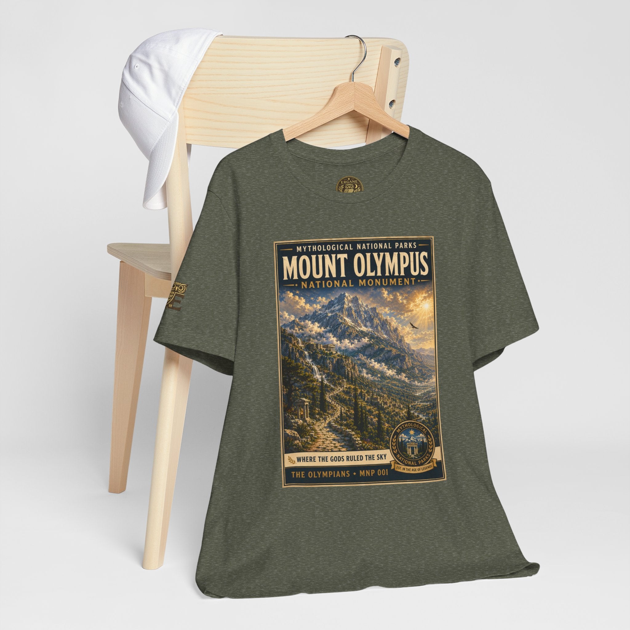 Mythological National Parks Collection I- #001-007- The Olympians  | Vintage nature poster Tee | Mythological National Parks graphic shirt