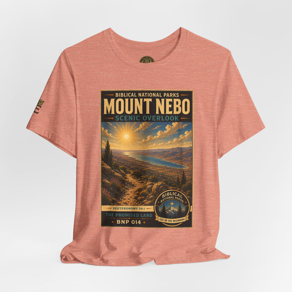 Biblical National Parks Collection III- The Promised Land #014/018 Deuteronomy 34:1 | Vintage nature poster Tee | Biblical national parks graphic shirt