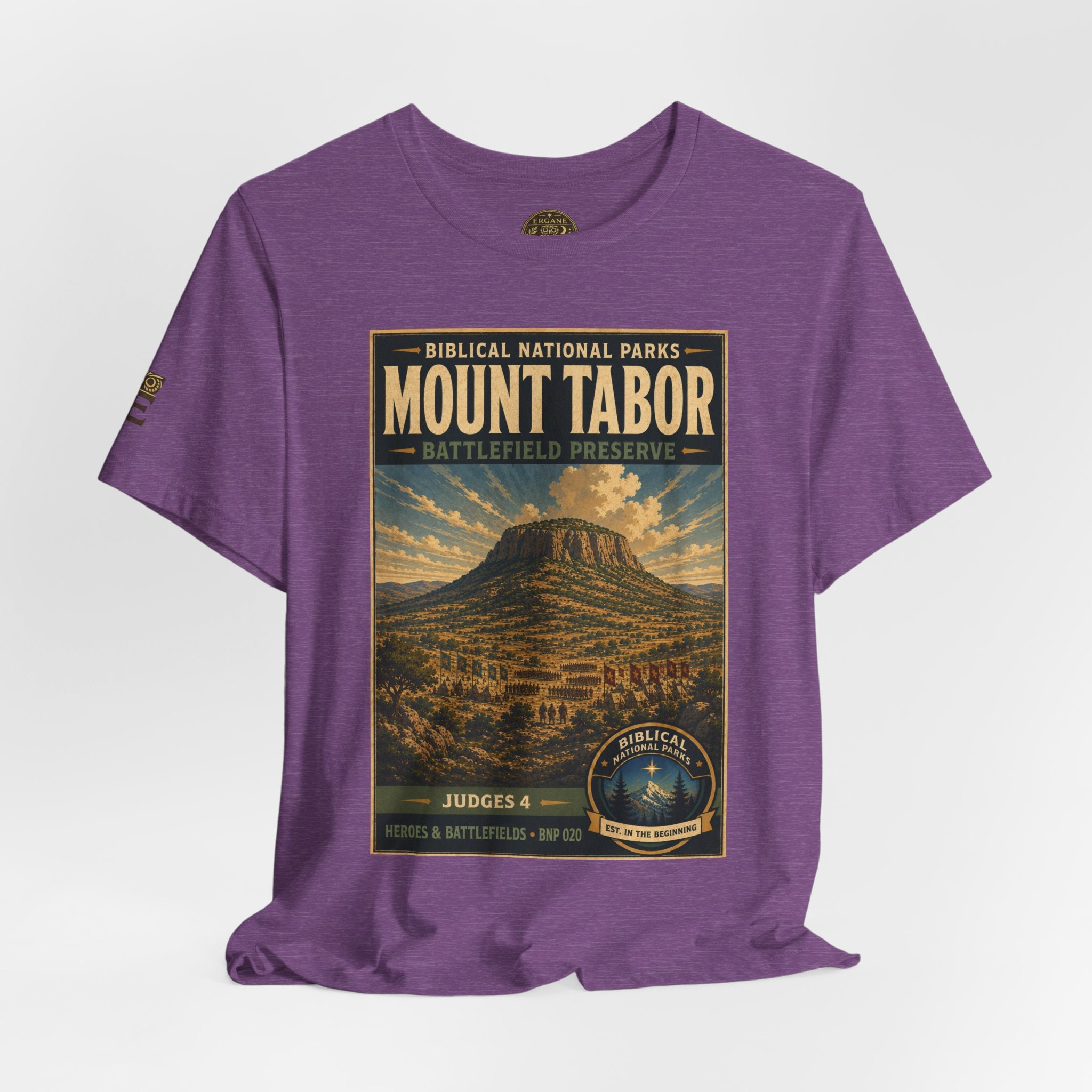 Biblical National Parks Collection IV- Heros & Battlefields #020/023 Judges 4 | Vintage nature poster Tee | Biblical national parks graphic shirt