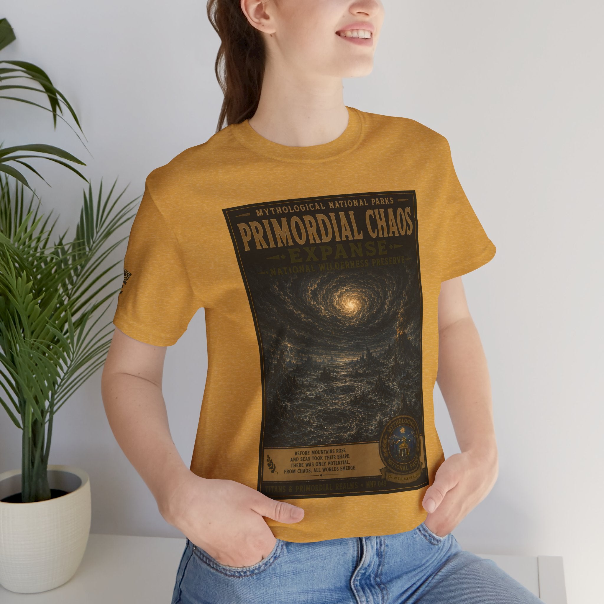 Mythological National Parks COLLECTION V- #049-050 TITANS & PRIMORDIAL REALMS | Vintage nature poster Tee | Mythological National Parks graphic shirt