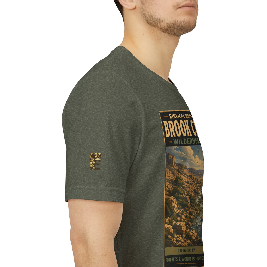 Biblical National Parks Collection V- Prophets & Wonders #024/030 1 Kings 17 | Vintage nature poster Tee | Biblical national parks graphic shirt