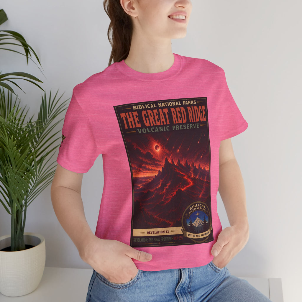 Biblical National Parks Collection X- #059/061 - Revelation: The Final Frontier | Revelation 12 | Vintage nature poster Tee | Biblical national parks graphic shirt