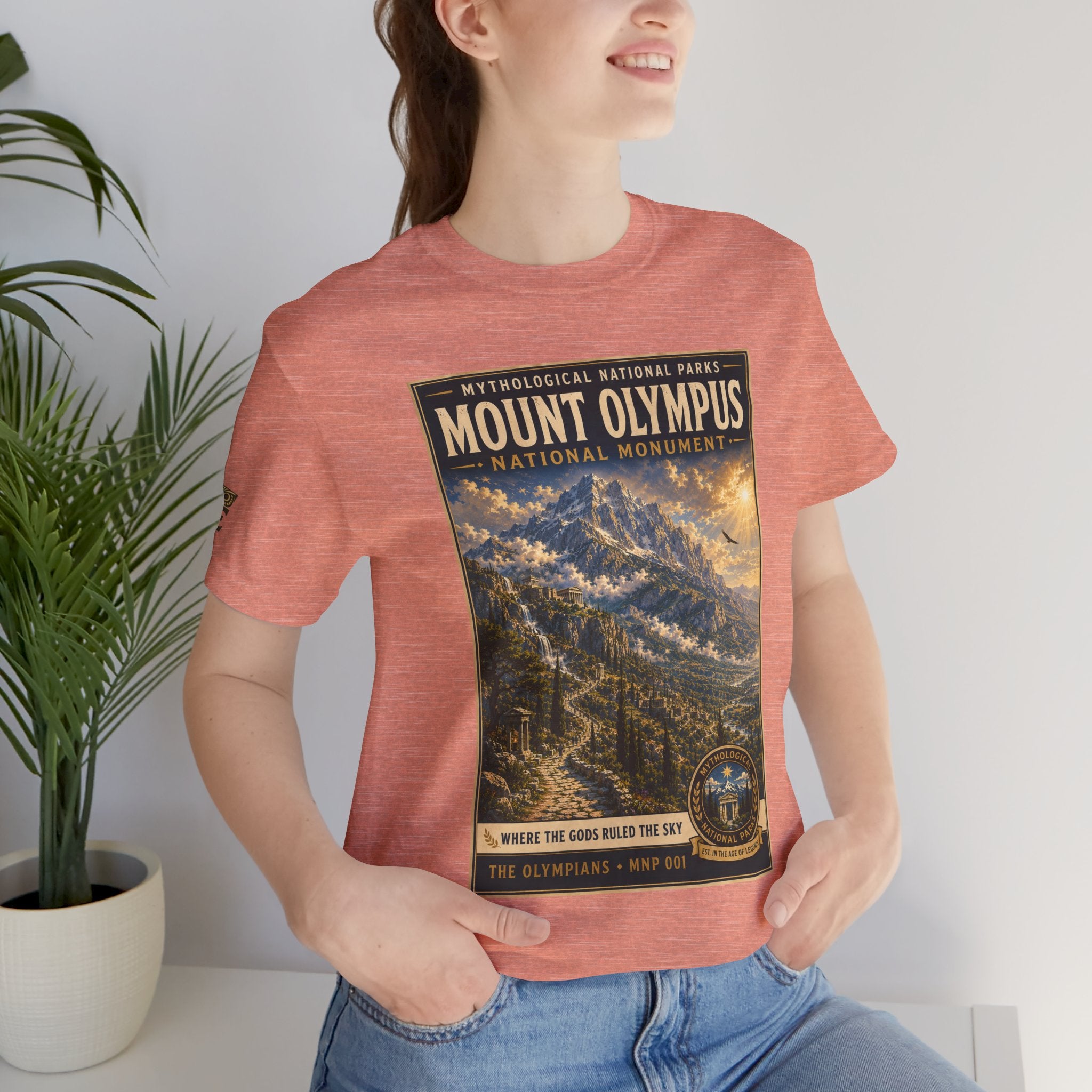 Mythological National Parks Collection I- #001-007- The Olympians  | Vintage nature poster Tee | Mythological National Parks graphic shirt