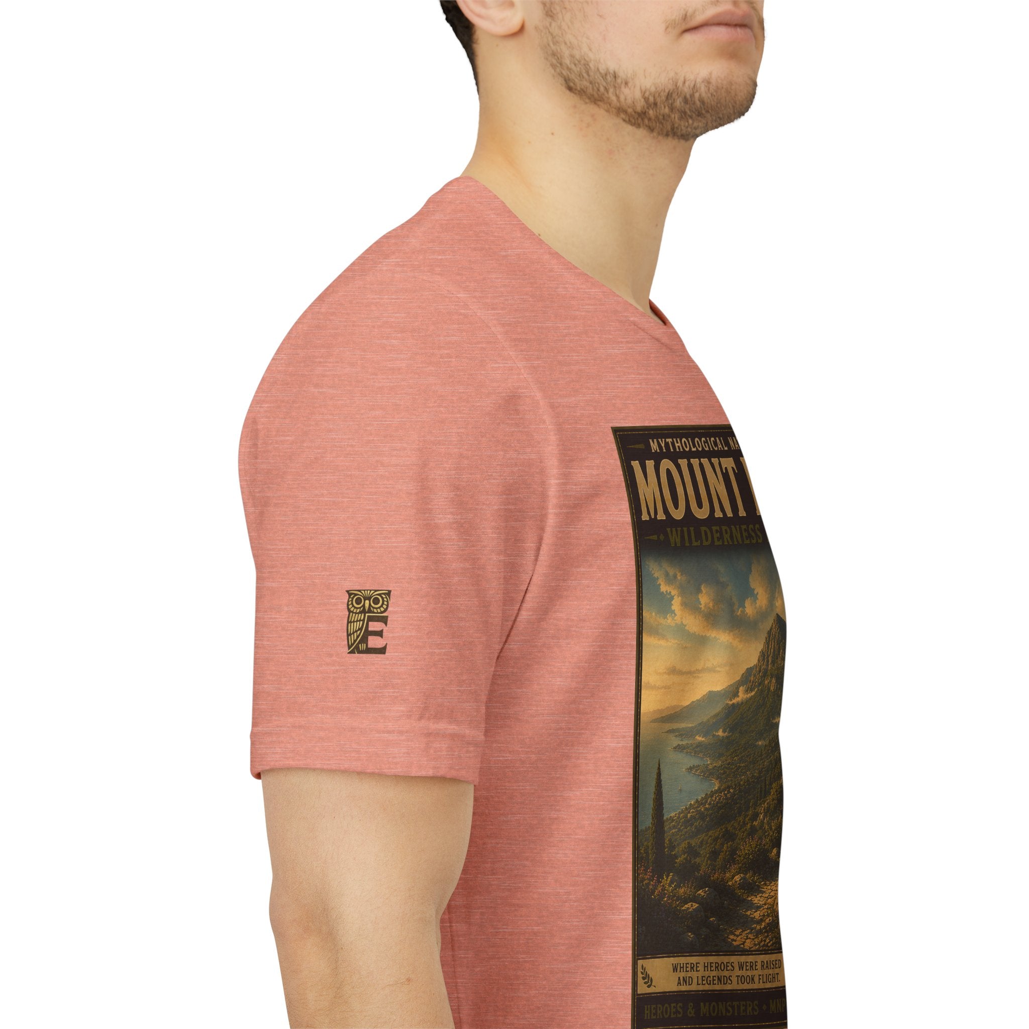 Mythological National Parks Collection III- #027-028 - Heros & Monsters | Vintage nature poster Tee | Mythological National Parks graphic shirt