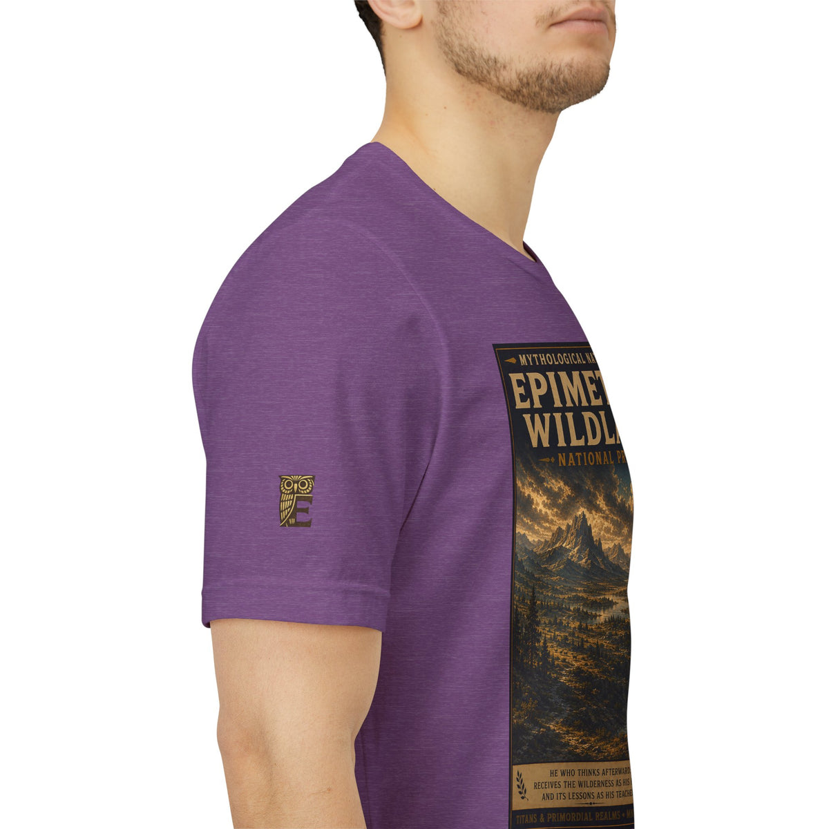 Mythological National Parks COLLECTION V- #046-050 TITANS & PRIMORDIAL REALMS | Vintage nature poster Tee | Mythological National Parks graphic shirt
