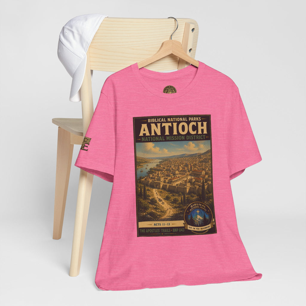Biblical National Parks Collection VIII- The Apostles' Trails #043/049 | Acts 11-13 | Vintage nature poster Tee | Biblical national parks graphic shirt