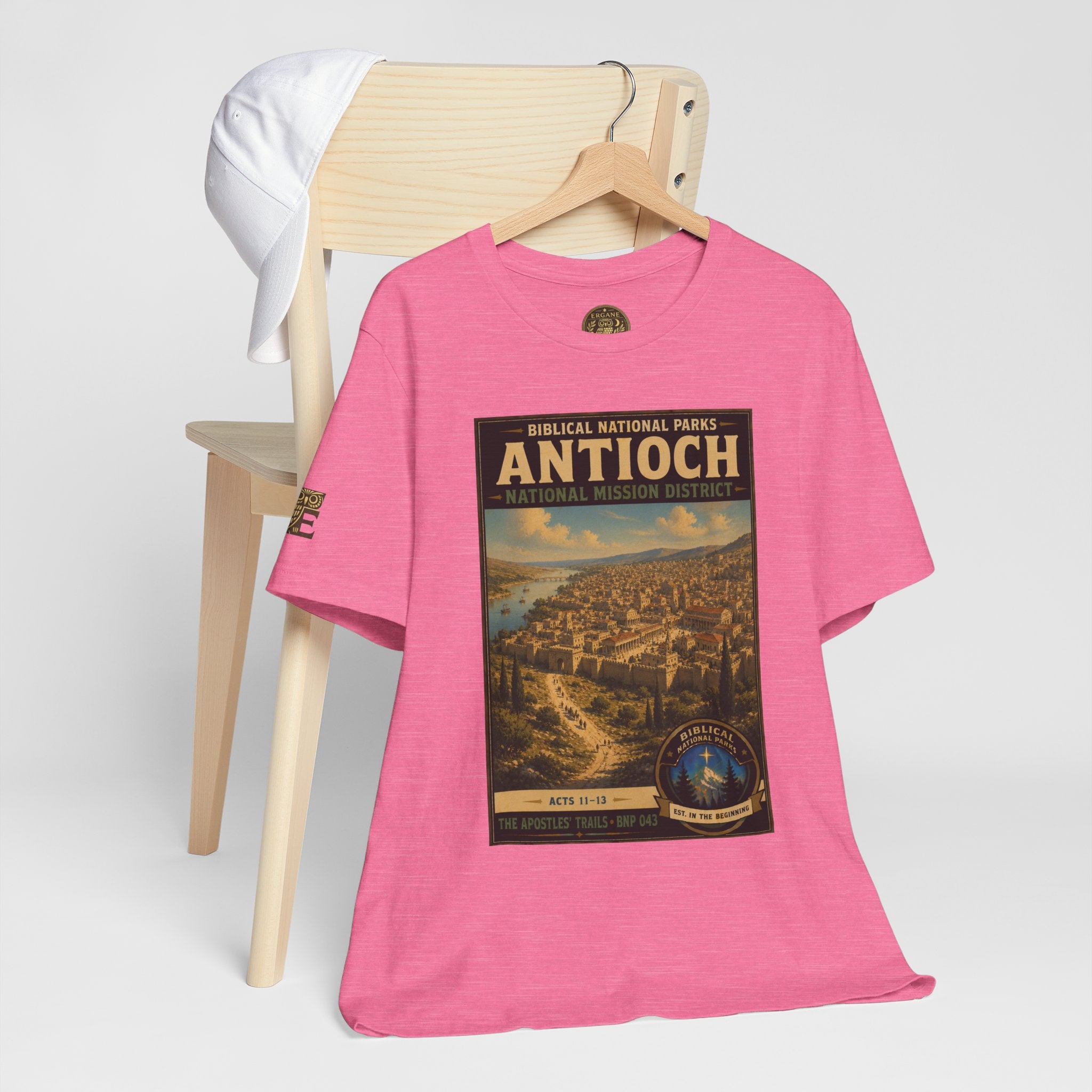 Biblical National Parks Collection VIII- The Apostles' Trails #043/049 | Acts 11-13 | Vintage nature poster Tee | Biblical national parks graphic shirt