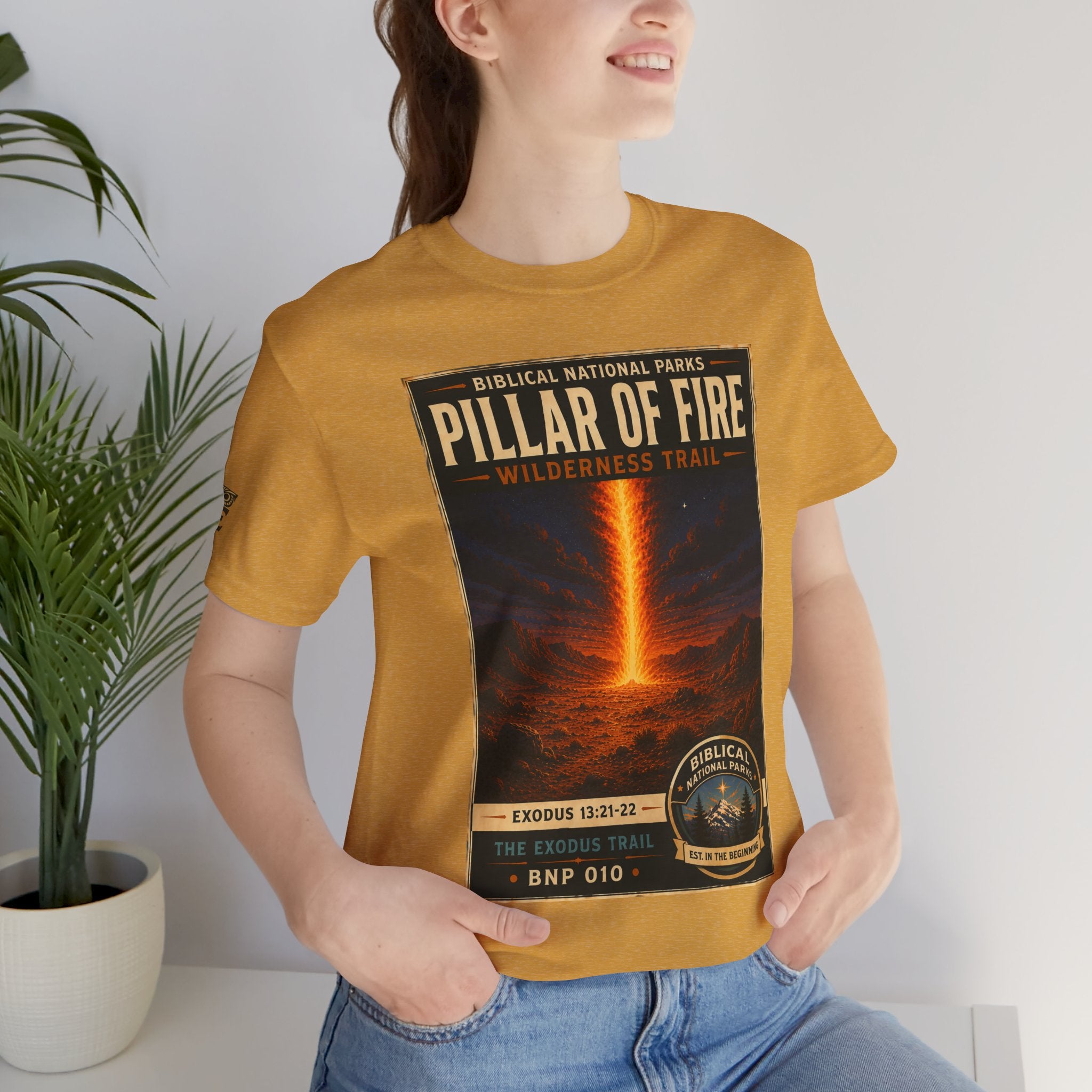 Biblical National Parks Collection II- The Exodus Trail #010/013 Exodus 13: 21-22 | Vintage nature poster Tee | Biblical national parks graphic shirt