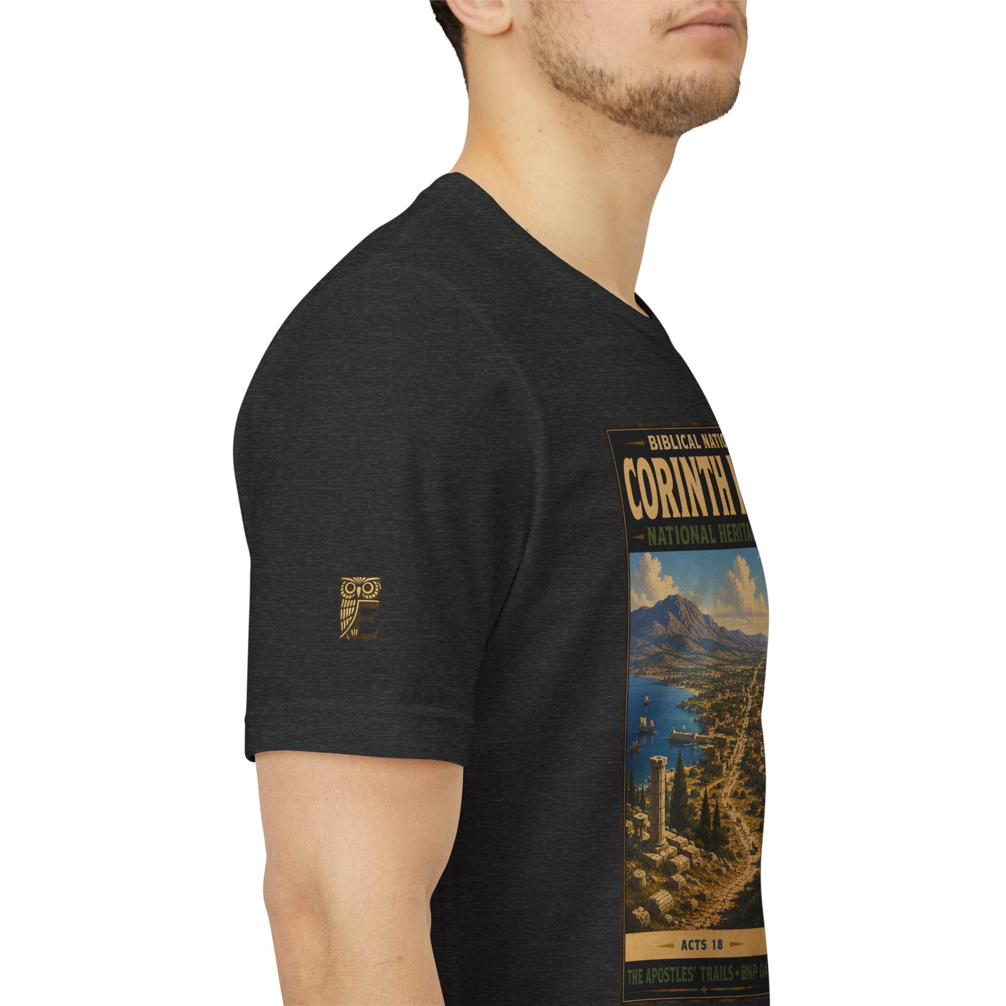 Biblical National Parks Collection VIII- The Apostles' Trails #047/049 | Acts 18 | Vintage nature poster Tee | Biblical national parks graphic shirt