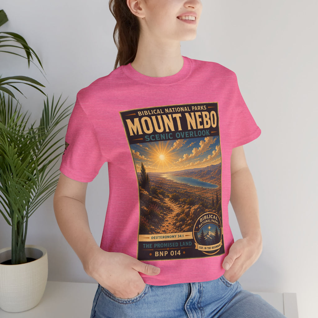 Biblical National Parks Collection III- The Promised Land #014/018 Deuteronomy 34:1 | Vintage nature poster Tee | Biblical national parks graphic shirt