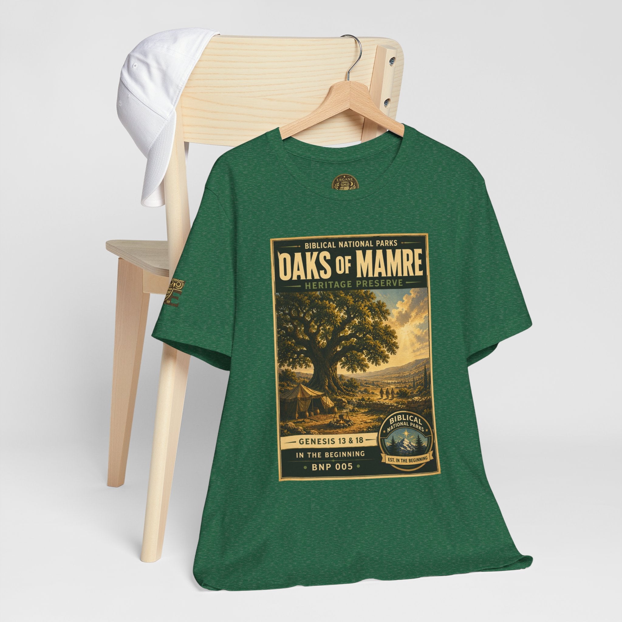 Biblical National Parks Collection I- In The Beginning #005/006 Genesis 13 & 18 | Vintage nature poster Tee | Biblical national parks graphic shirt