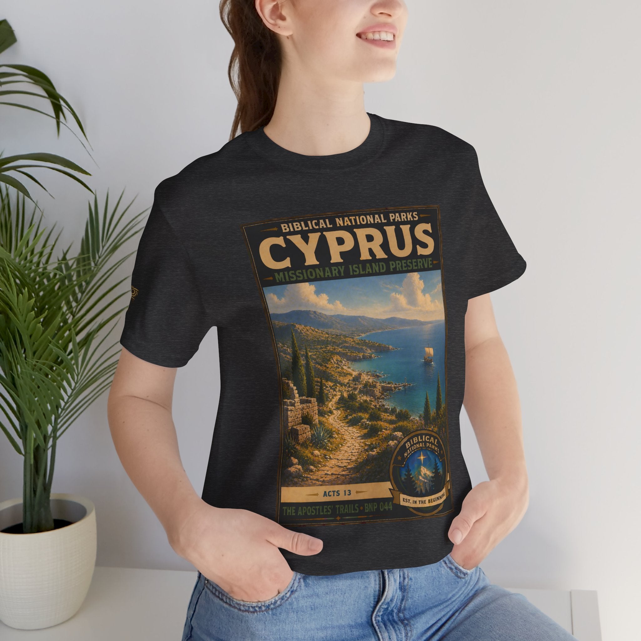 Biblical National Parks Collection VIII- The Apostles' Trails #044/049 | Acts 13 | Vintage nature poster Tee | Biblical national parks graphic shirt