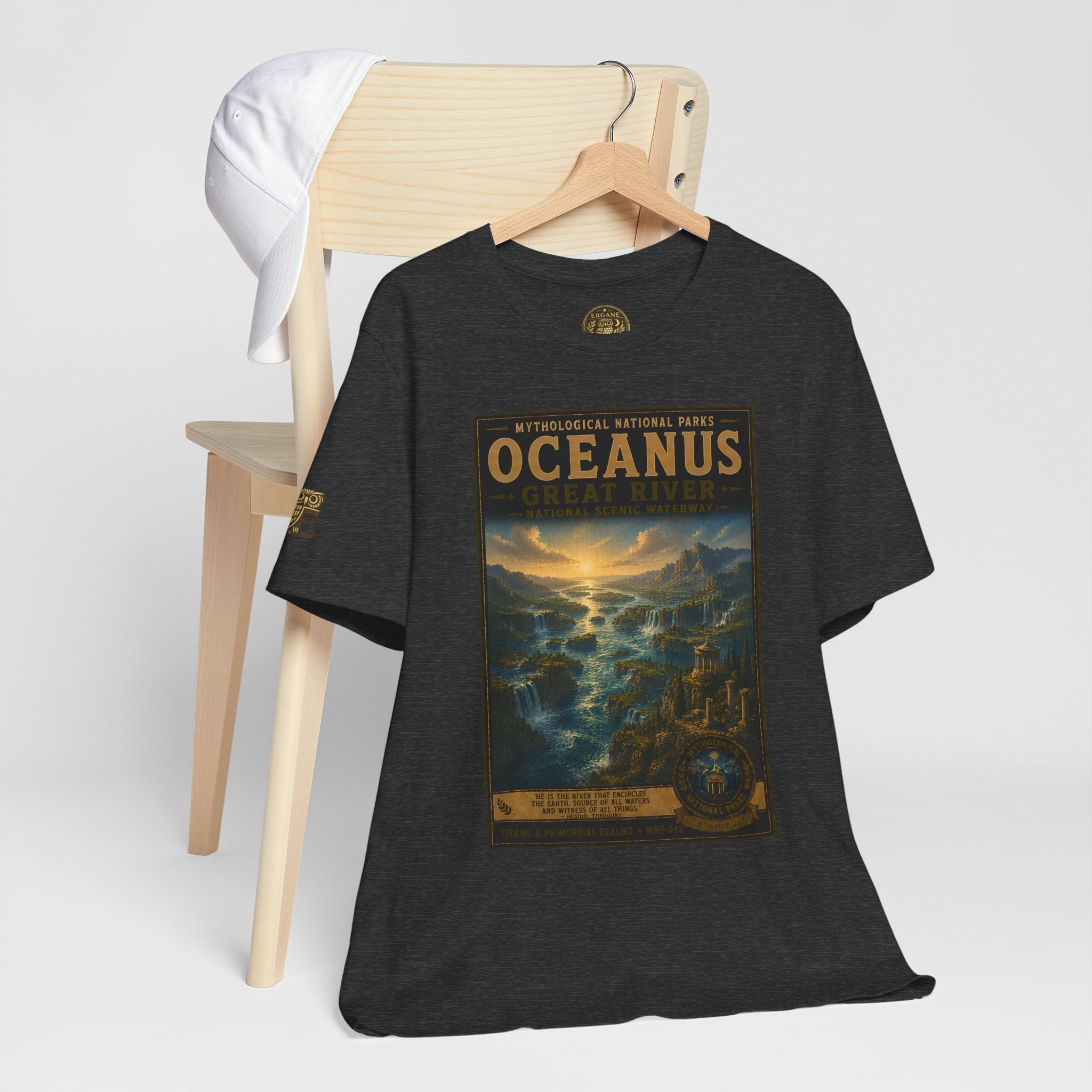Mythological National Parks COLLECTION V- #042-050 TITANS & PRIMORDIAL REALMS | Vintage nature poster Tee | Mythological National Parks graphic shirt