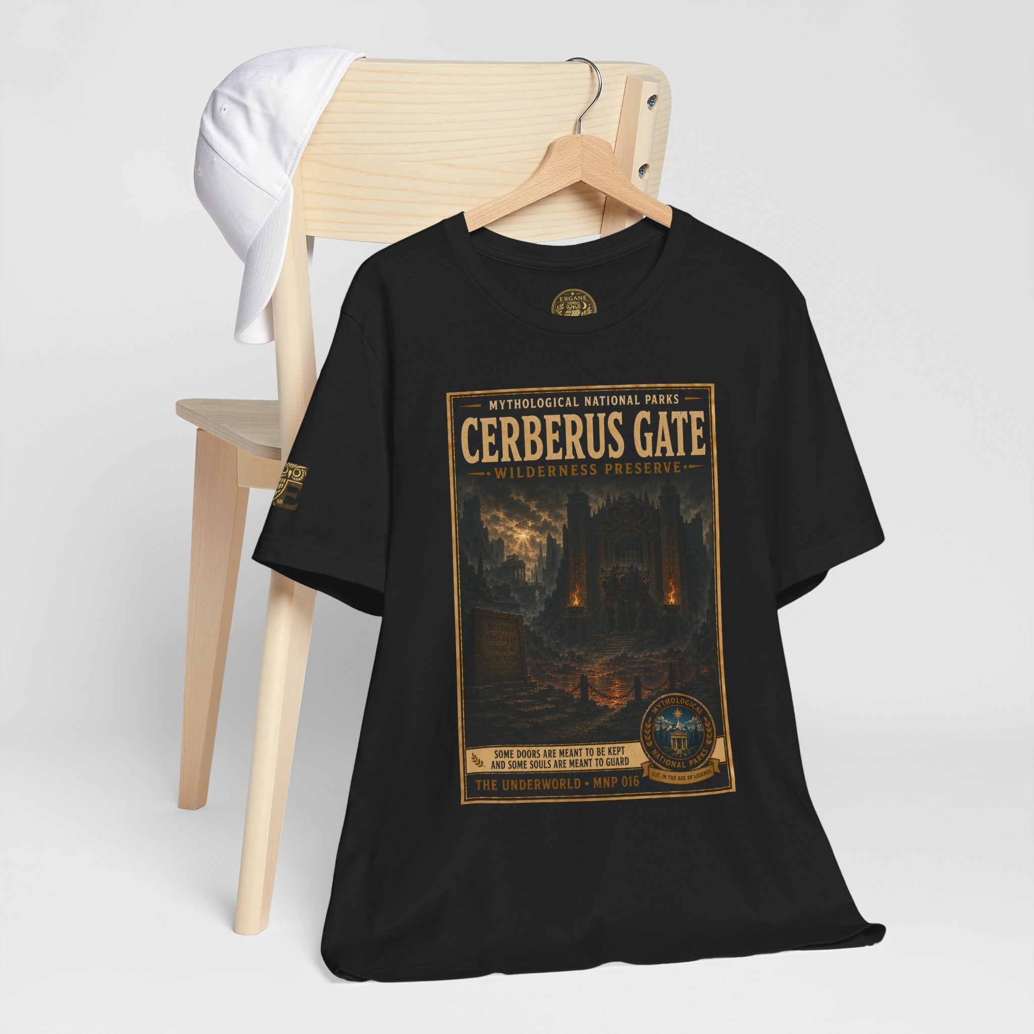 Mythological National Parks Collection II- #016-016 -The Underworld | Vintage nature poster Tee | Mythological National Parks graphic shirt