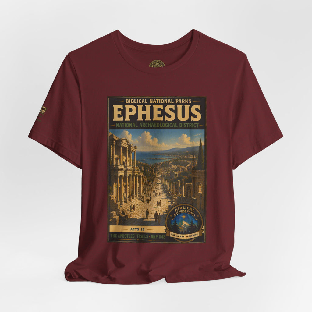 Biblical National Parks Collection VIII- The Apostles' Trails #048/049 | Acts 19 | Vintage nature poster Tee | Biblical national parks graphic shirt
