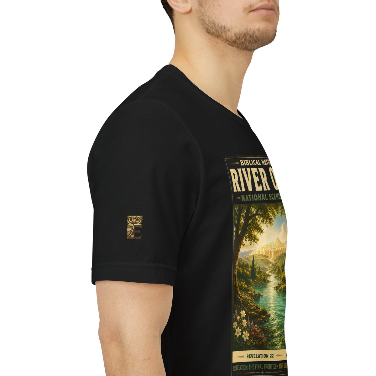 Biblical National Parks Collection X- #061/061 - Revelation: The Final Frontier | Revelation 22 | Vintage nature poster Tee | Biblical national parks graphic shirt 2
