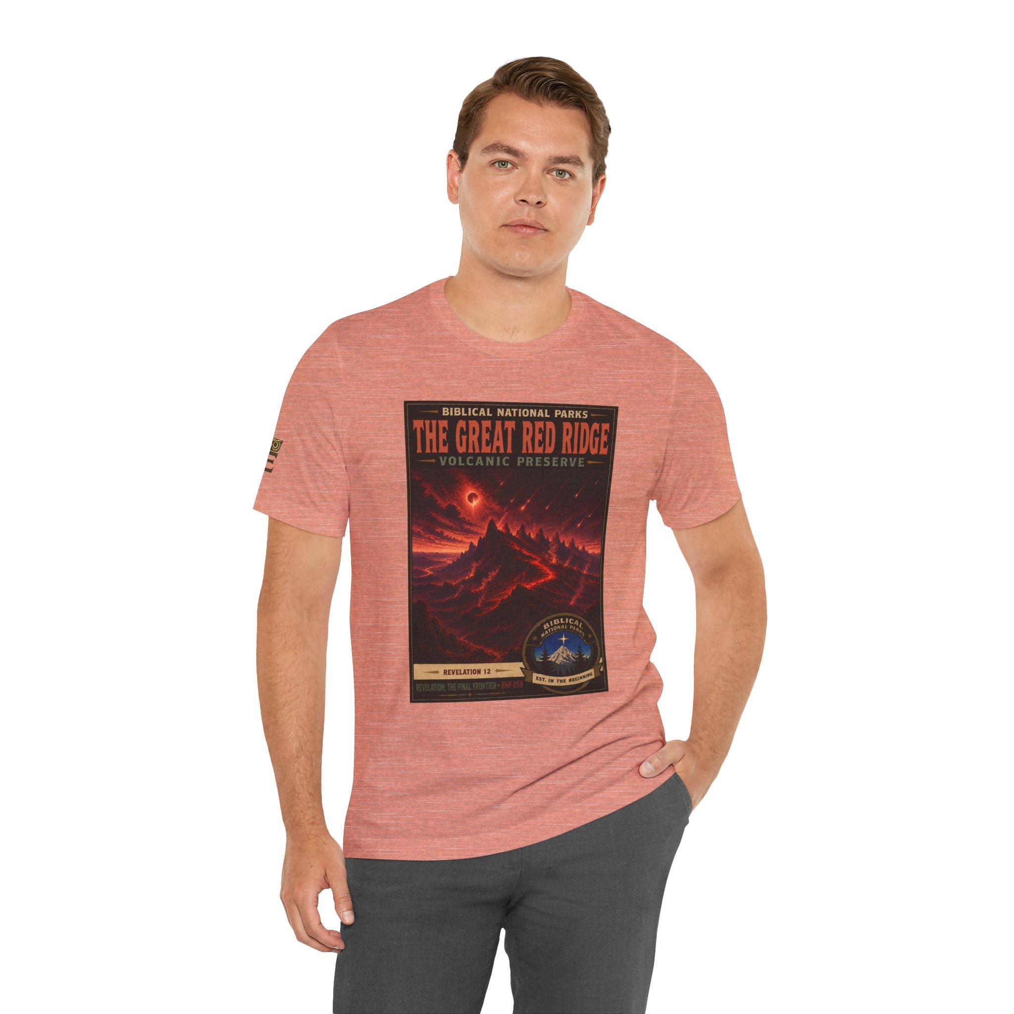 Biblical National Parks Collection X- #059/061 - Revelation: The Final Frontier | Revelation 12 | Vintage nature poster Tee | Biblical national parks graphic shirt