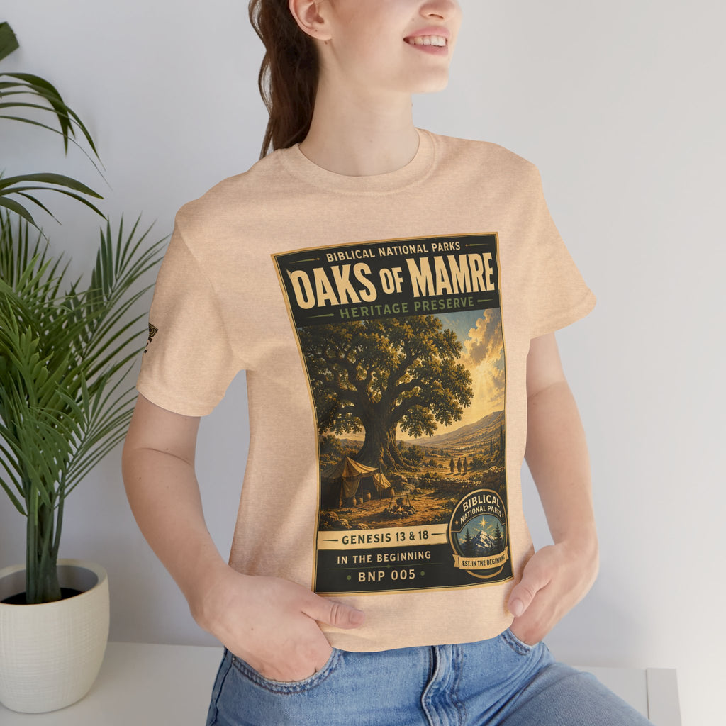 Biblical National Parks Collection I- In The Beginning #005/006 Genesis 13 & 18 | Vintage nature poster Tee | Biblical national parks graphic shirt