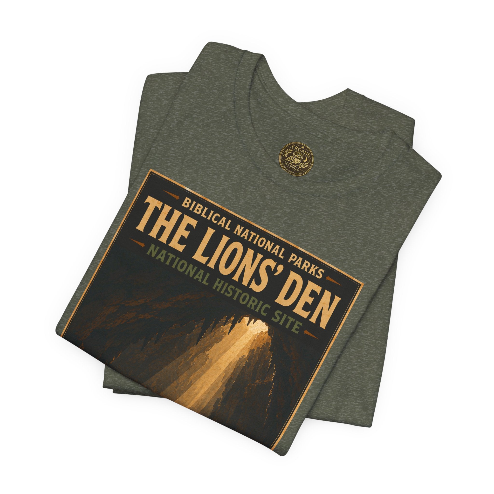 Biblical National Parks Collection V- Prophets & Wonders #027/030 Daniel 6 | Vintage nature poster Tee | Biblical national parks graphic shirt