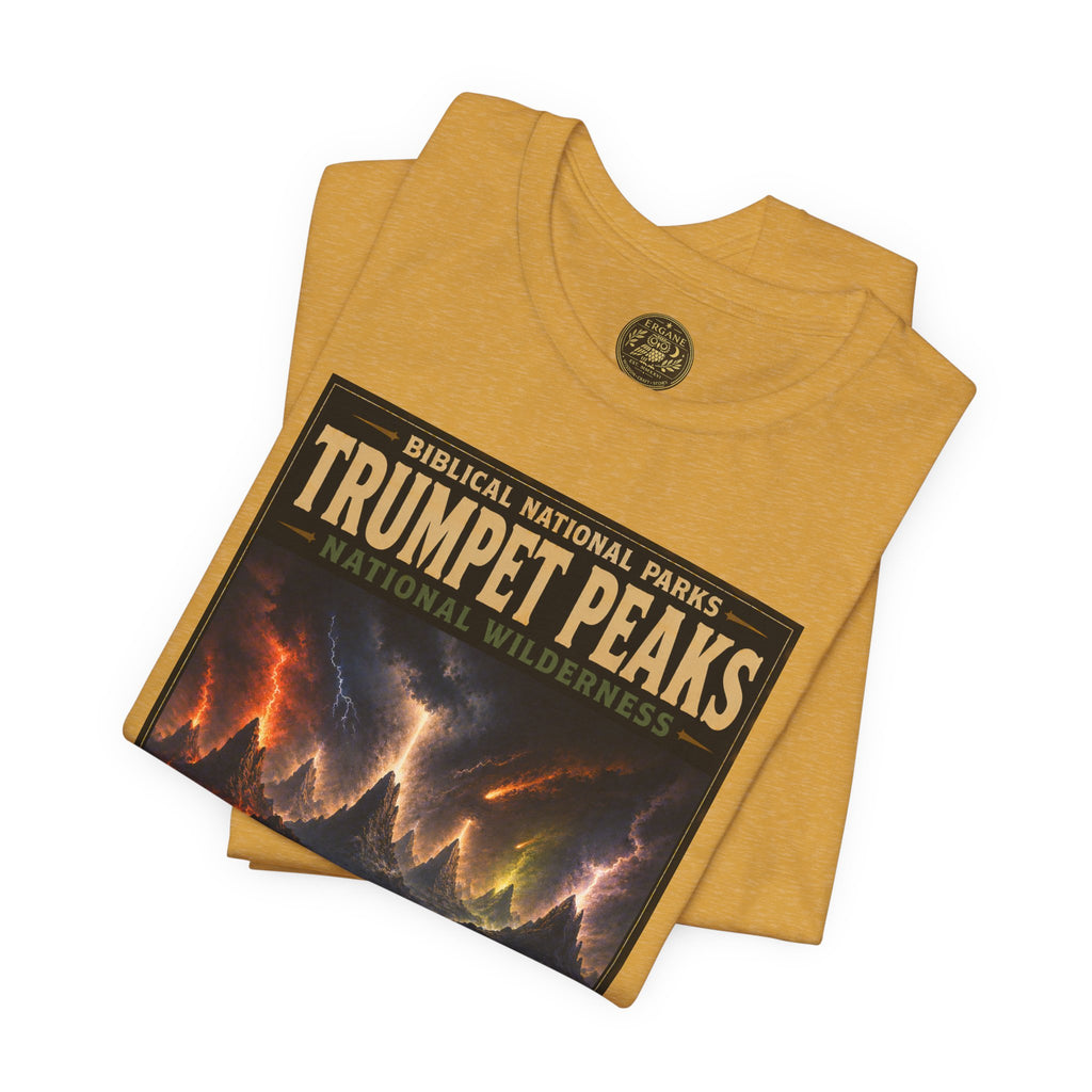 Biblical National Parks Collection X- #058/061 - Revelation: The Final Frontier | Revelation 8-9 | Vintage nature poster Tee | Biblical national parks graphic shirt