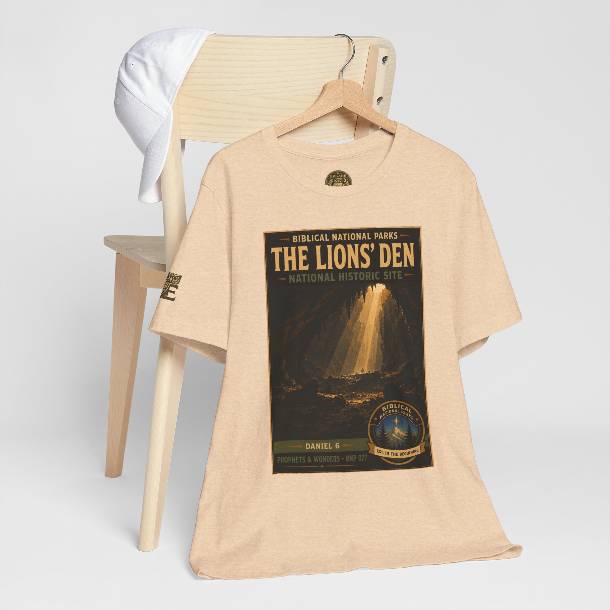 Biblical National Parks Collection V- Prophets & Wonders #027/030 Daniel 6 | Vintage nature poster Tee | Biblical national parks graphic shirt