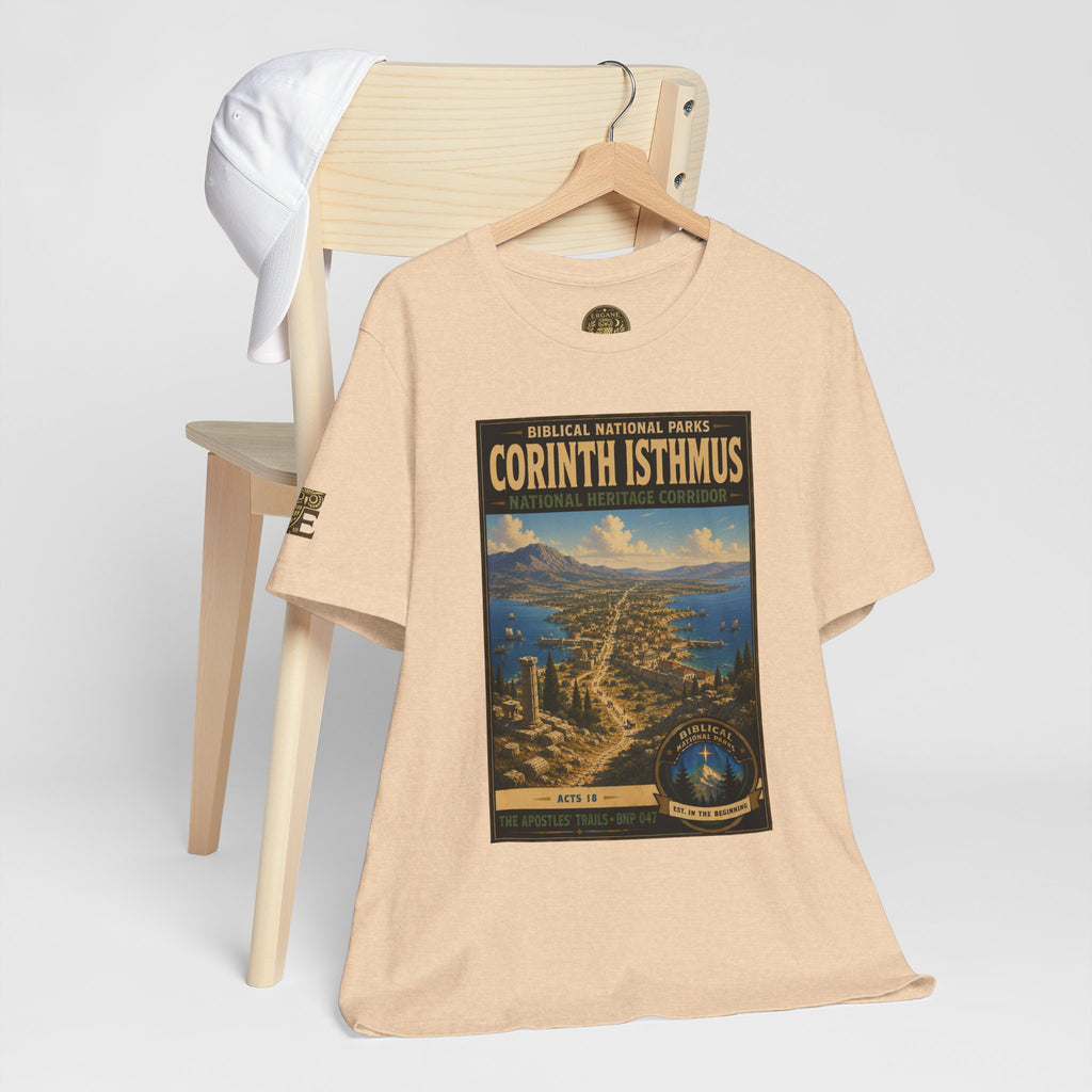 Biblical National Parks Collection VIII- The Apostles' Trails #047/049 | Acts 18 | Vintage nature poster Tee | Biblical national parks graphic shirt