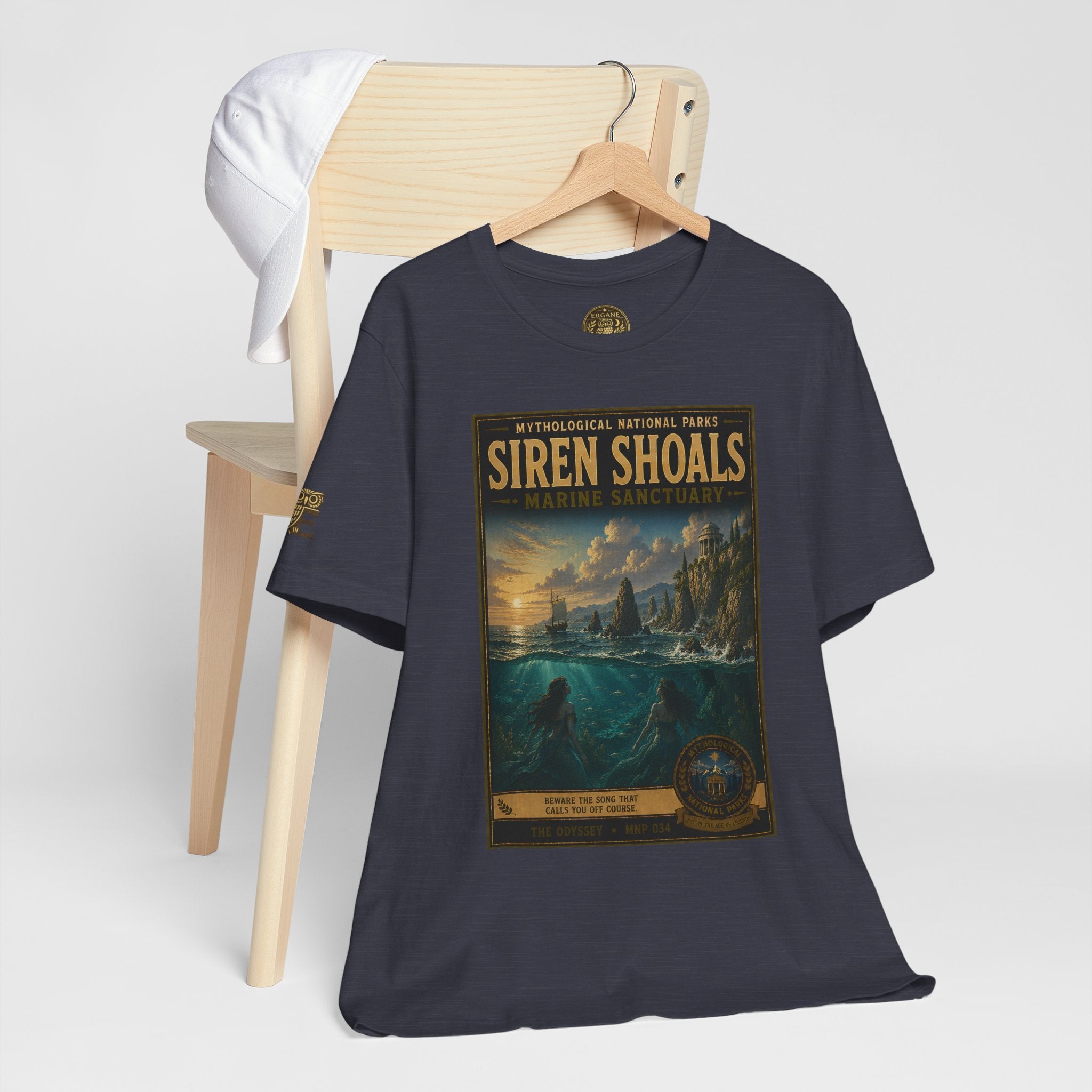 Mythological National Parks Collection IV- #034-038 - THE ODYSSEY | Vintage nature poster Tee | Mythological National Parks graphic shirt