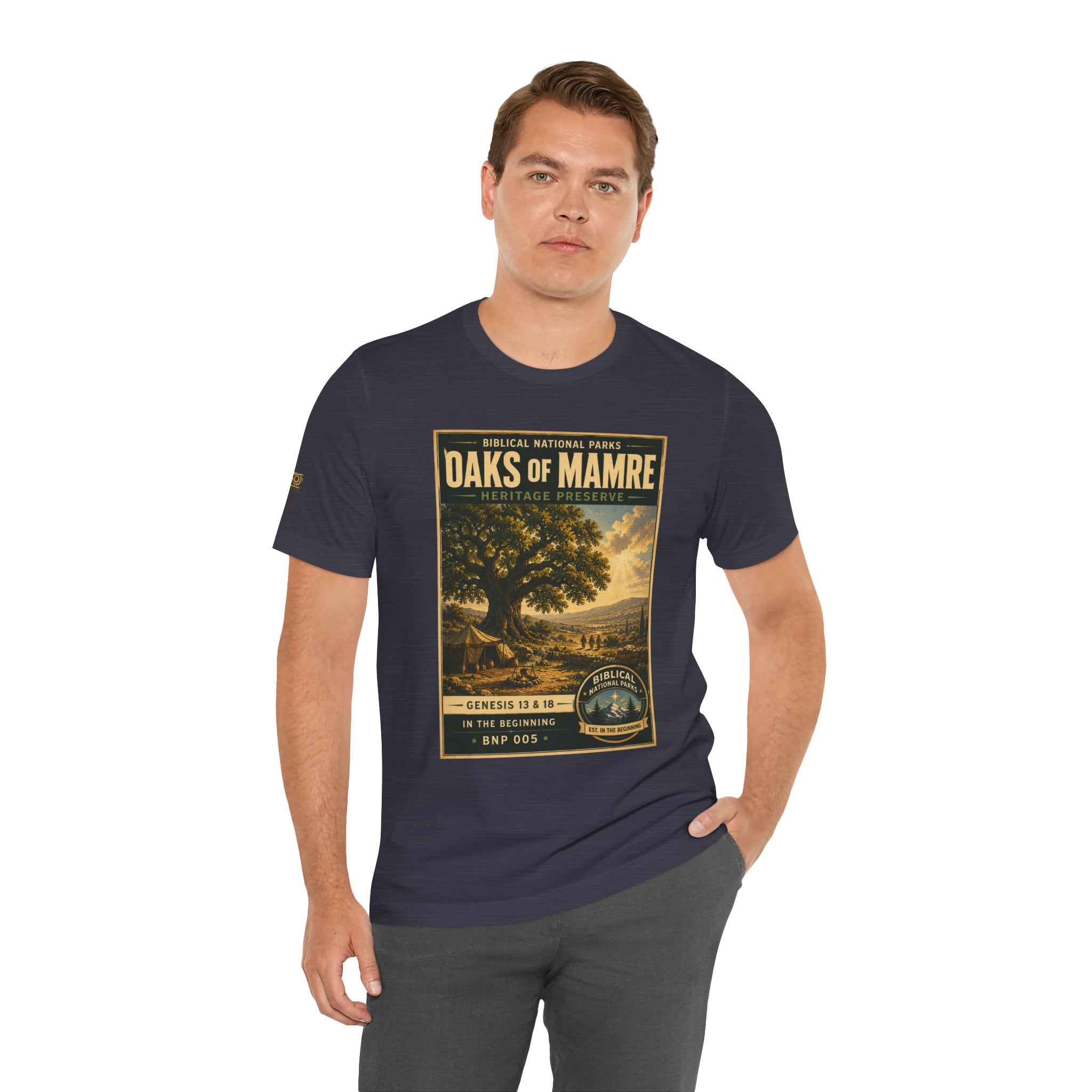 Biblical National Parks Collection I- In The Beginning #005/006 Genesis 13 & 18 | Vintage nature poster Tee | Biblical national parks graphic shirt