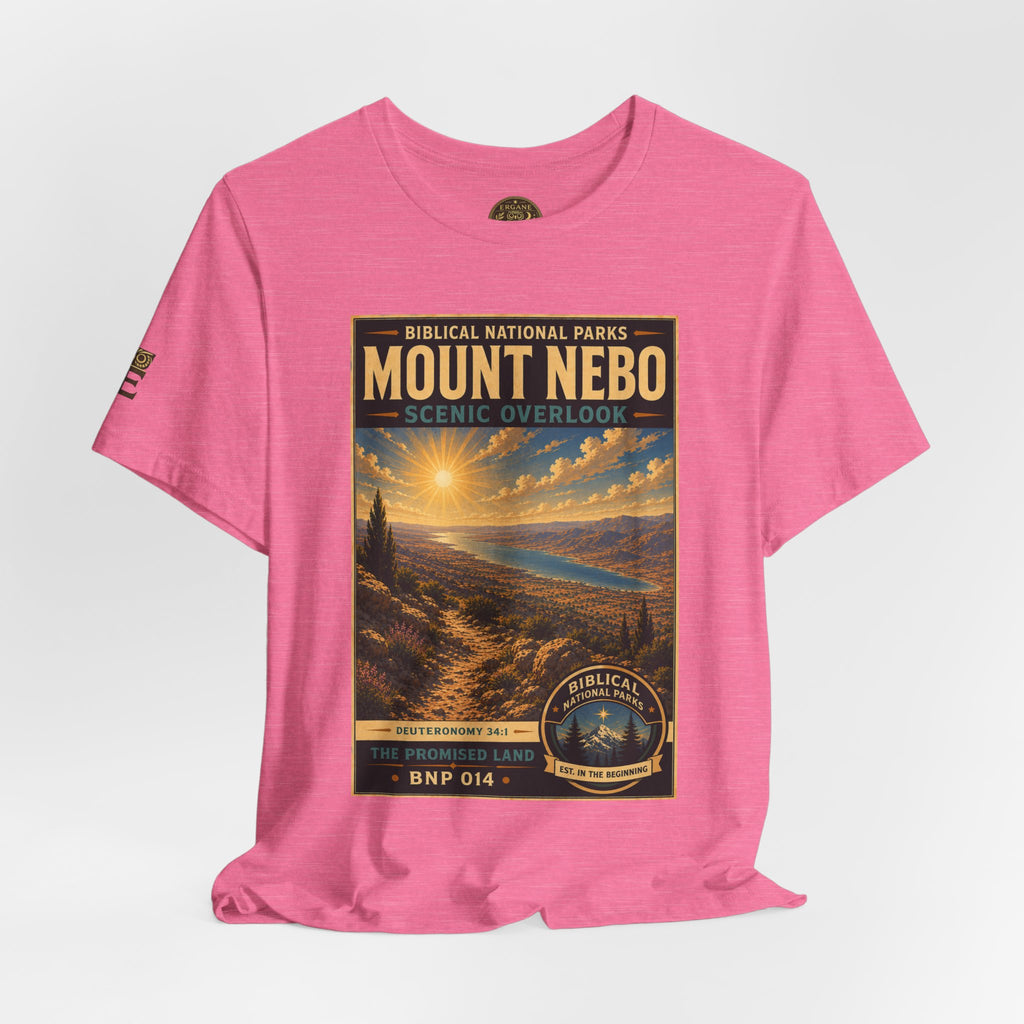 Biblical National Parks Collection III- The Promised Land #014/018 Deuteronomy 34:1 | Vintage nature poster Tee | Biblical national parks graphic shirt