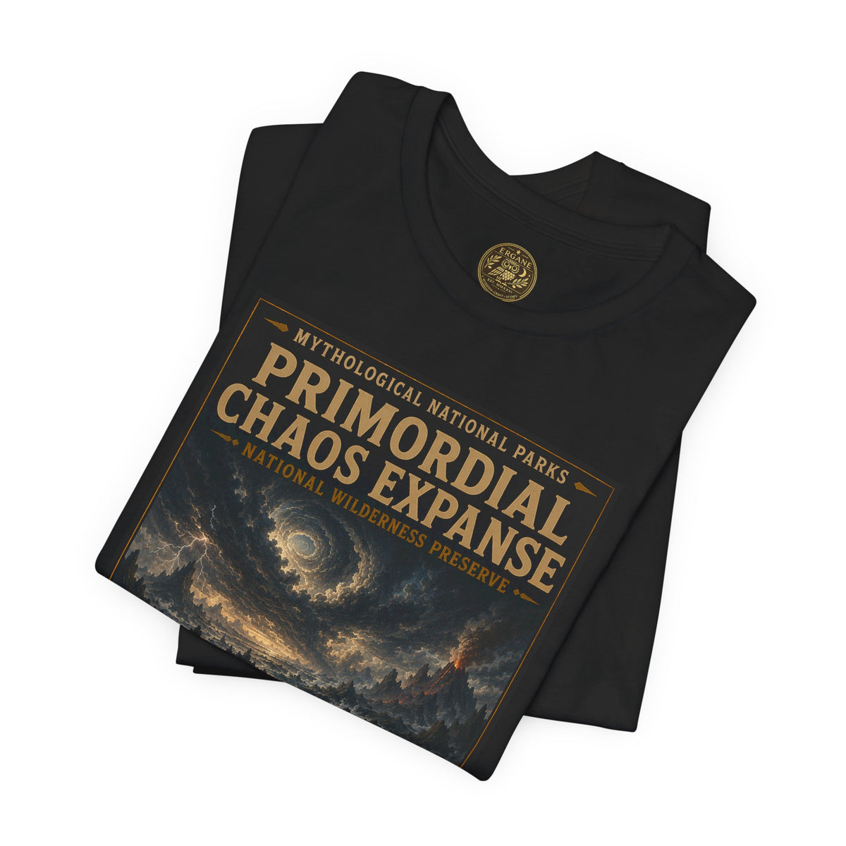 Mythological National Parks COLLECTION V- #049-050 TITANS & PRIMORDIAL REALMS | Vintage nature poster Tee | Mythological National Parks graphic shirt