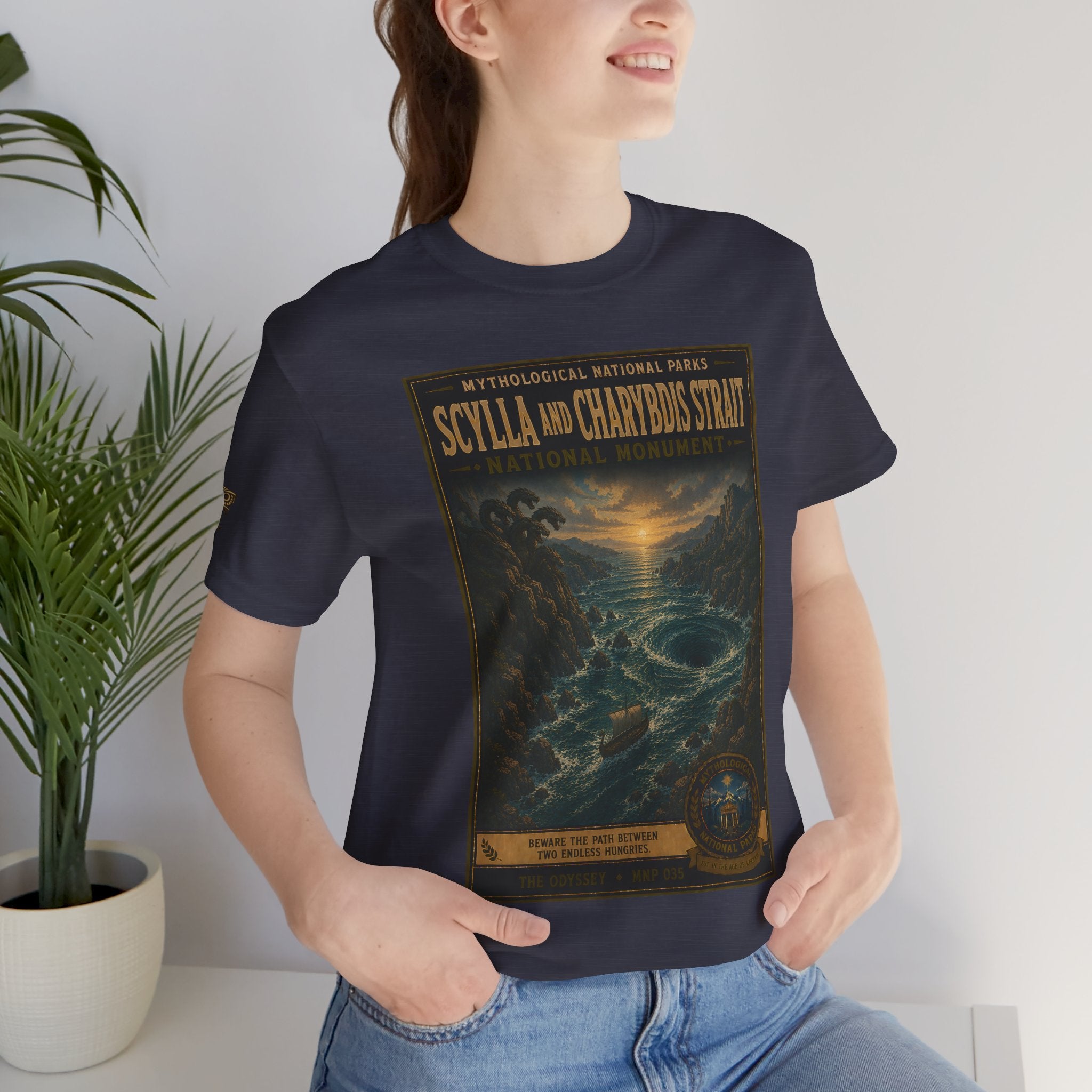 Mythological National Parks Collection IV- #035-038 - THE ODYSSEY | Vintage nature poster Tee | Mythological National Parks graphic shirt
