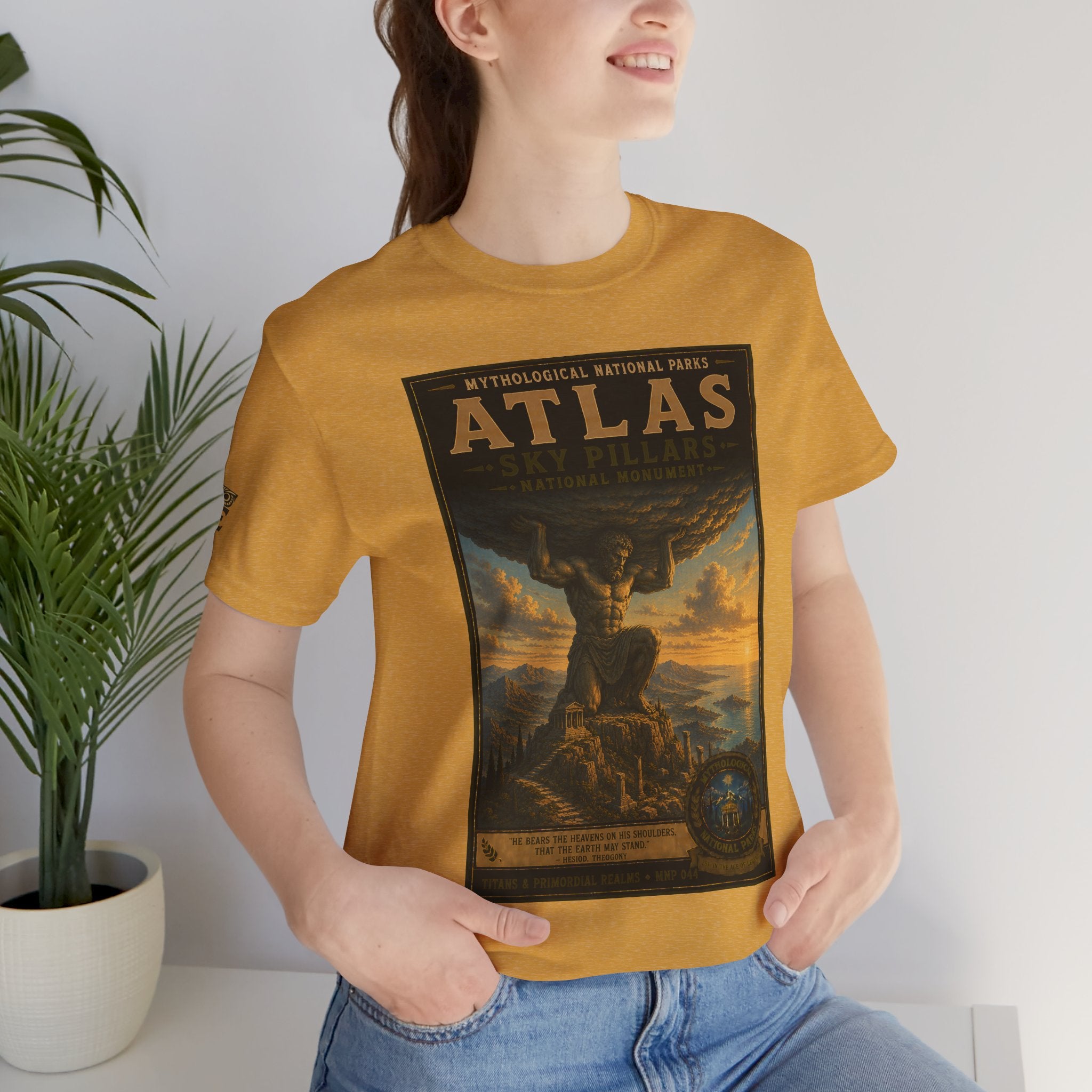 Mythological National Parks COLLECTION V- #044-050 TITANS & PRIMORDIAL REALMS | Vintage nature poster Tee | Mythological National Parks graphic shirt