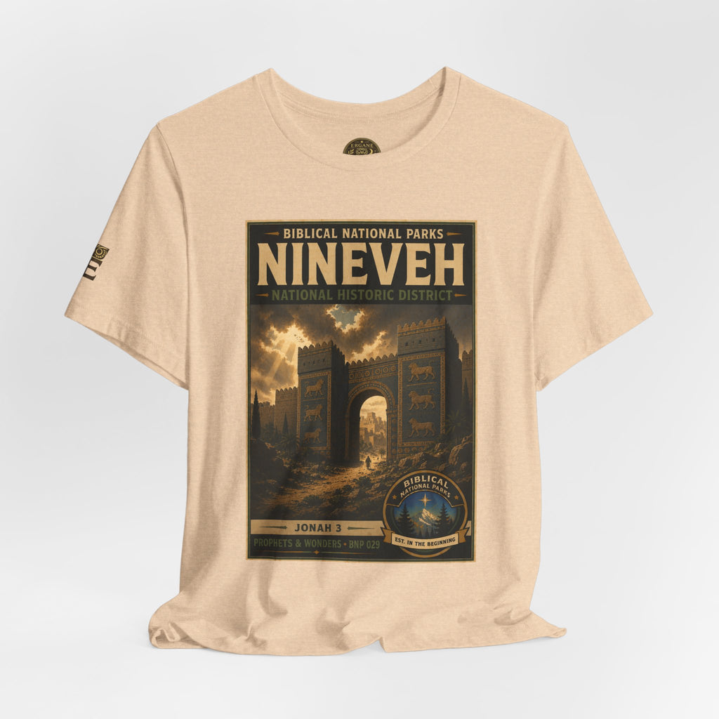 Biblical National Parks Collection V- Prophets & Wonders #029/030 Jonah 3 | Vintage nature poster Tee | Biblical national parks graphic shirt