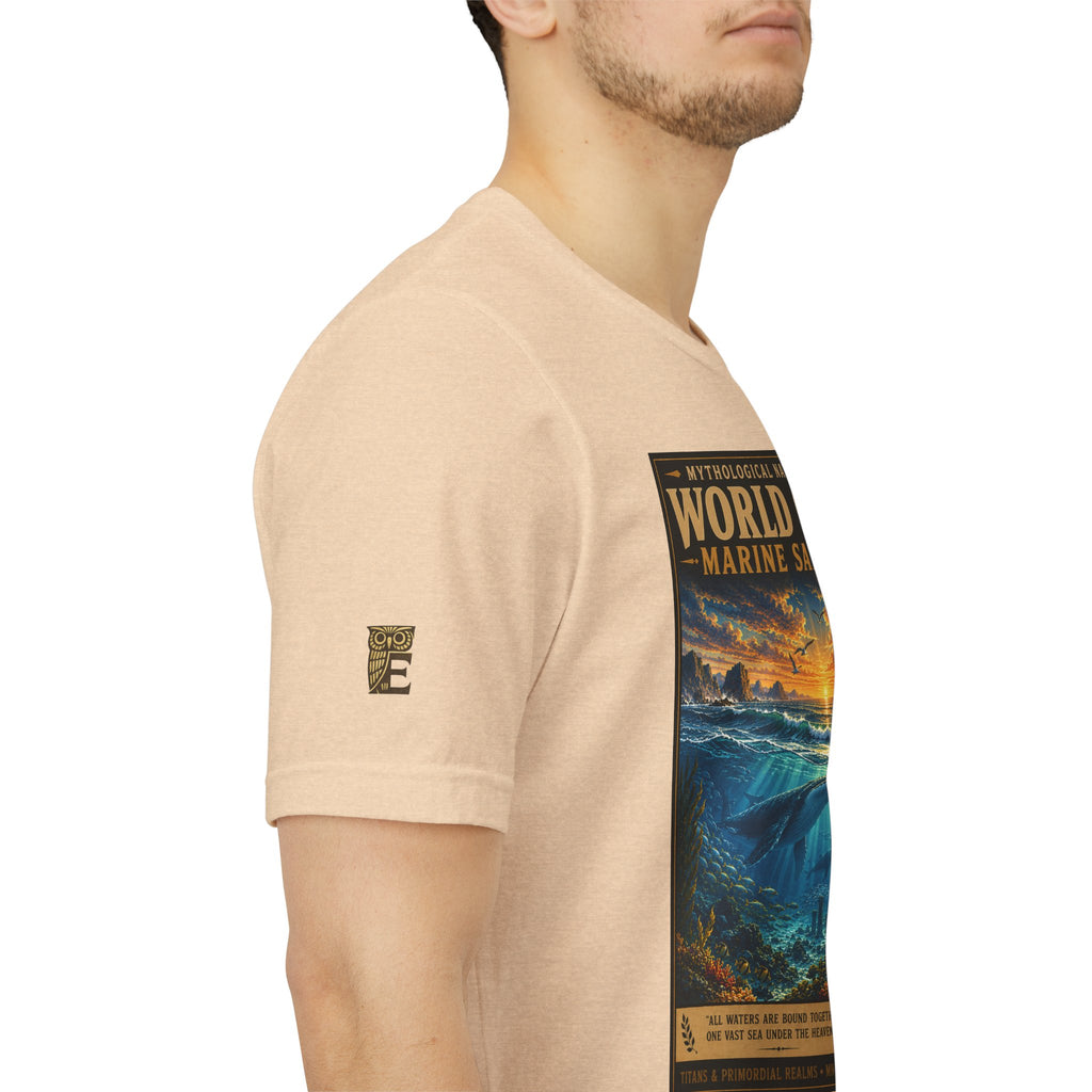 Mythological National Parks COLLECTION V- #050-050 TITANS & PRIMORDIAL REALMS | Vintage nature poster Tee | Mythological National Parks graphic shirt