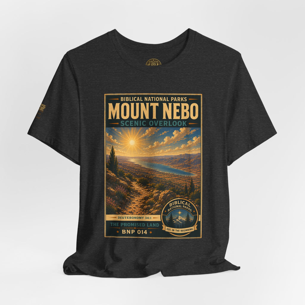 Biblical National Parks Collection III- The Promised Land #014/018 Deuteronomy 34:1 | Vintage nature poster Tee | Biblical national parks graphic shirt