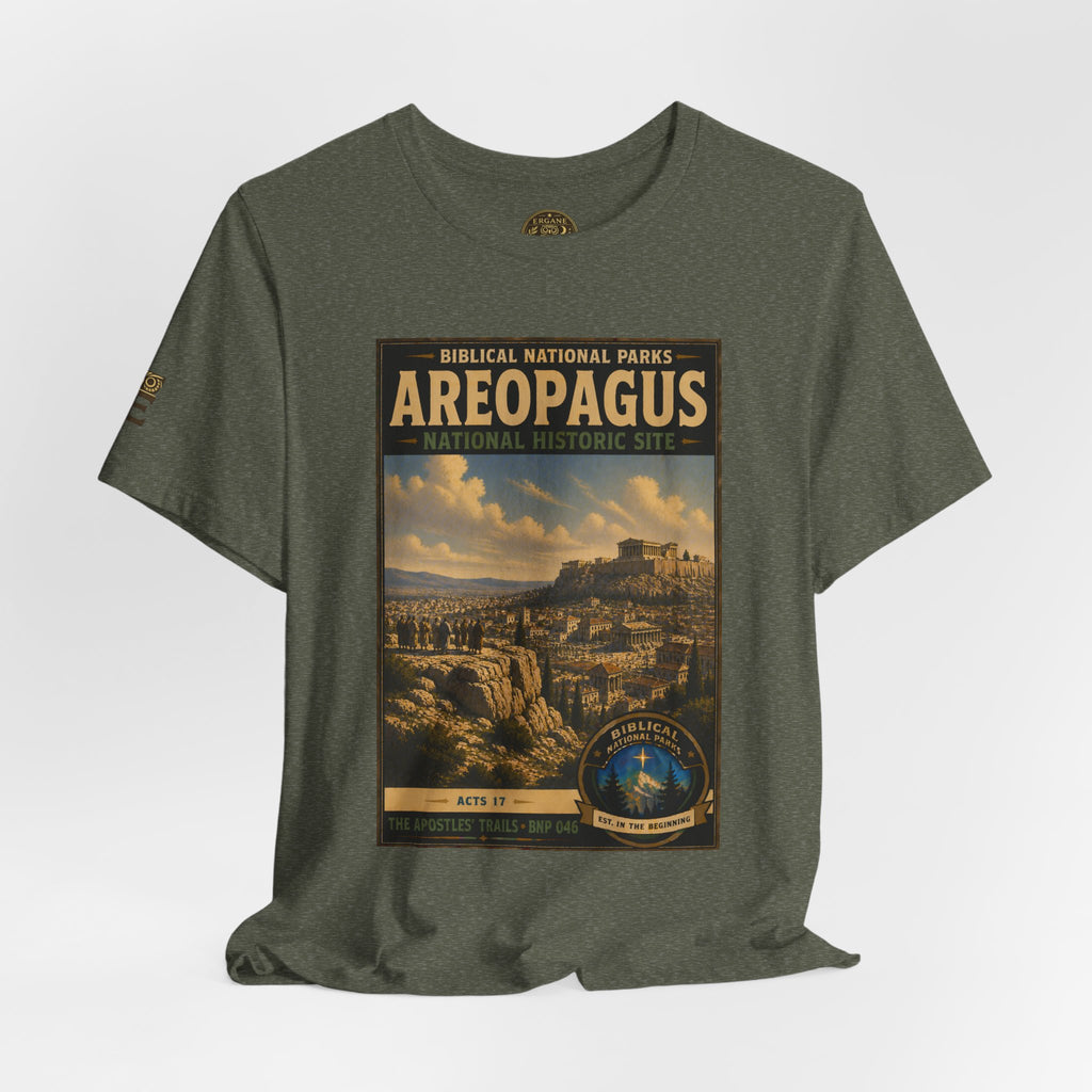 Biblical National Parks Collection VIII- The Apostles' Trails #046/049 | Acts 17 | Vintage nature poster Tee | Biblical national parks graphic shirt