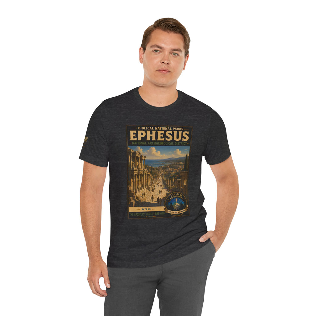 Biblical National Parks Collection VIII- The Apostles' Trails #048/049 | Acts 19 | Vintage nature poster Tee | Biblical national parks graphic shirt