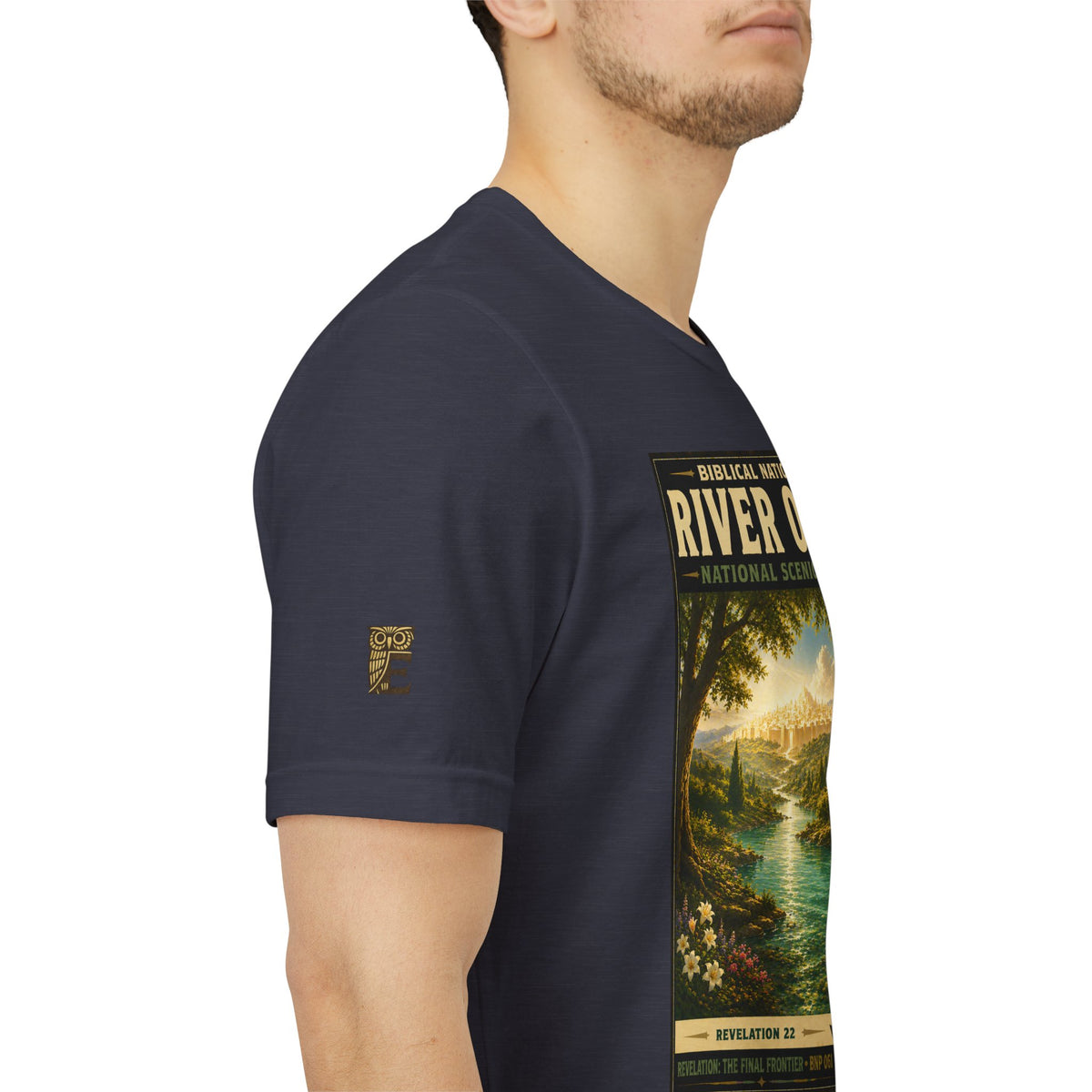 Biblical National Parks Collection X- #061/061 - Revelation: The Final Frontier | Revelation 22 | Vintage nature poster Tee | Biblical national parks graphic shirt 2