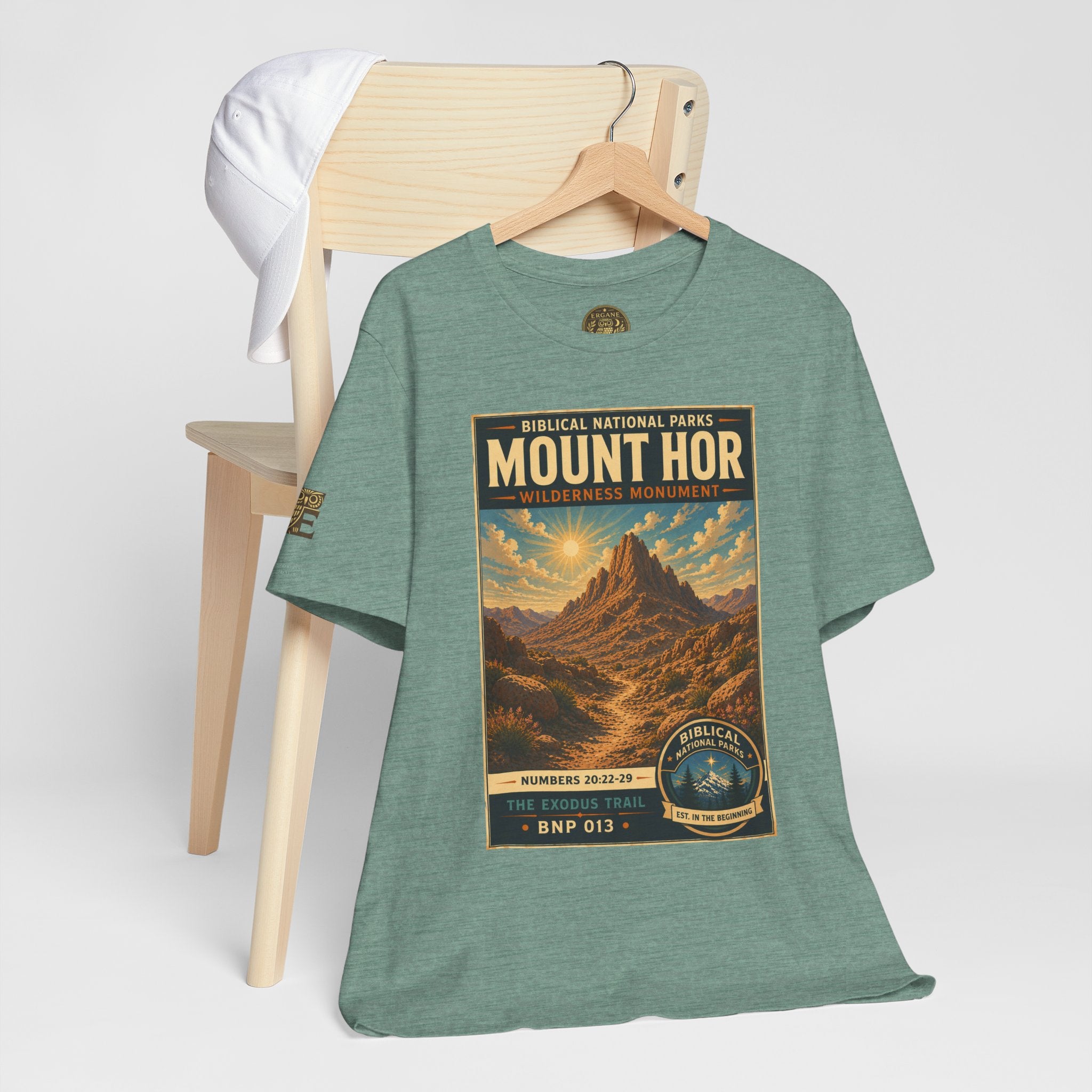 Biblical National Parks Collection II- The Exodus Trail #013/013 Exodus 20: 22-29 | Vintage nature poster Tee | Biblical national parks graphic shirt