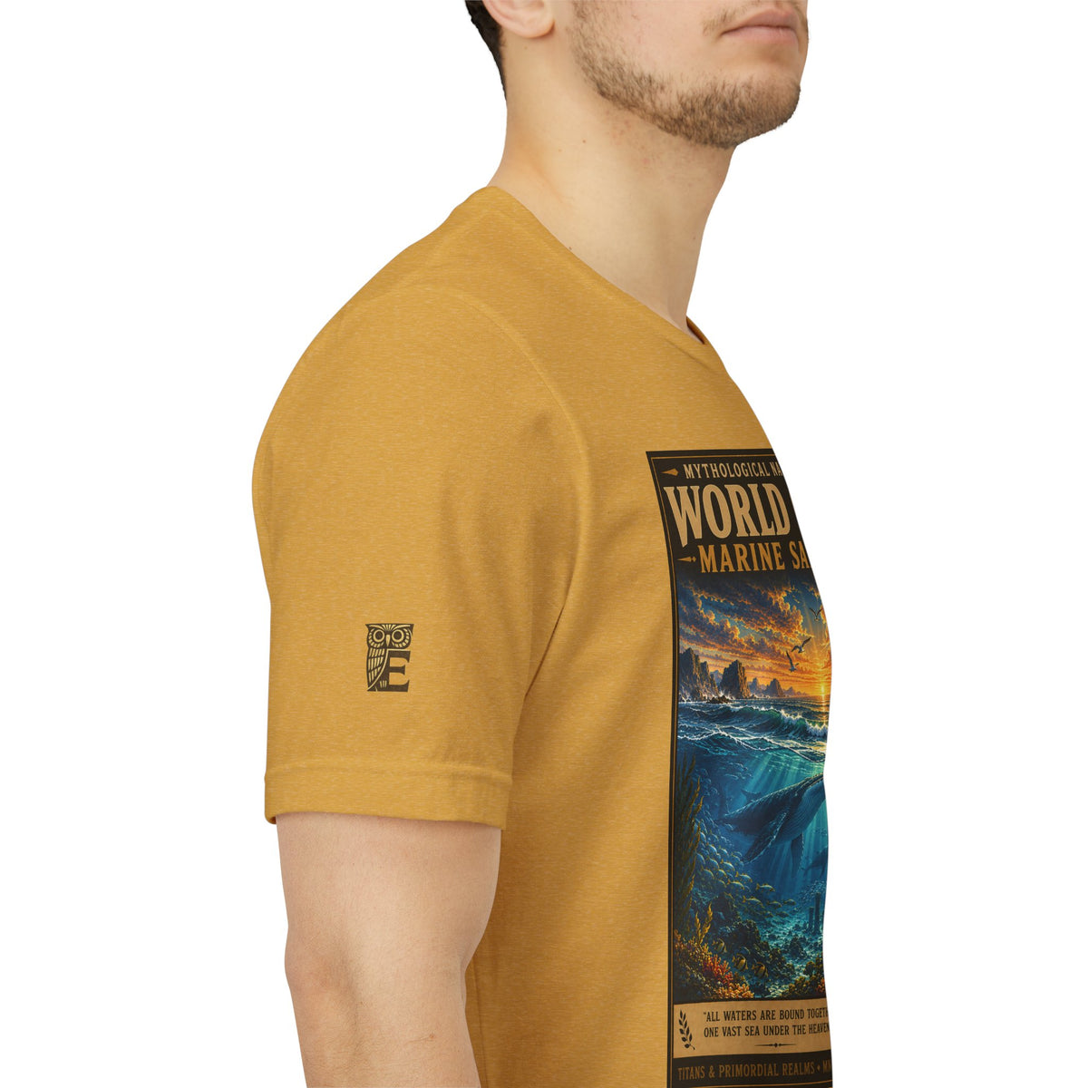 Mythological National Parks COLLECTION V- #050-050 TITANS & PRIMORDIAL REALMS | Vintage nature poster Tee | Mythological National Parks graphic shirt