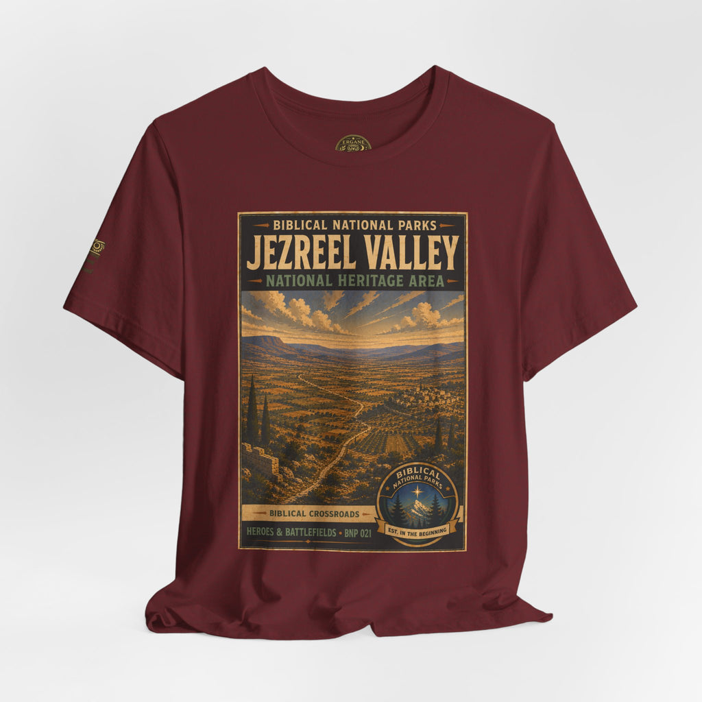 Biblical National Parks Collection IV- Heros & Battlefields #021/023 Biblical Crossroads | Vintage nature poster Tee | Biblical national parks graphic shirt