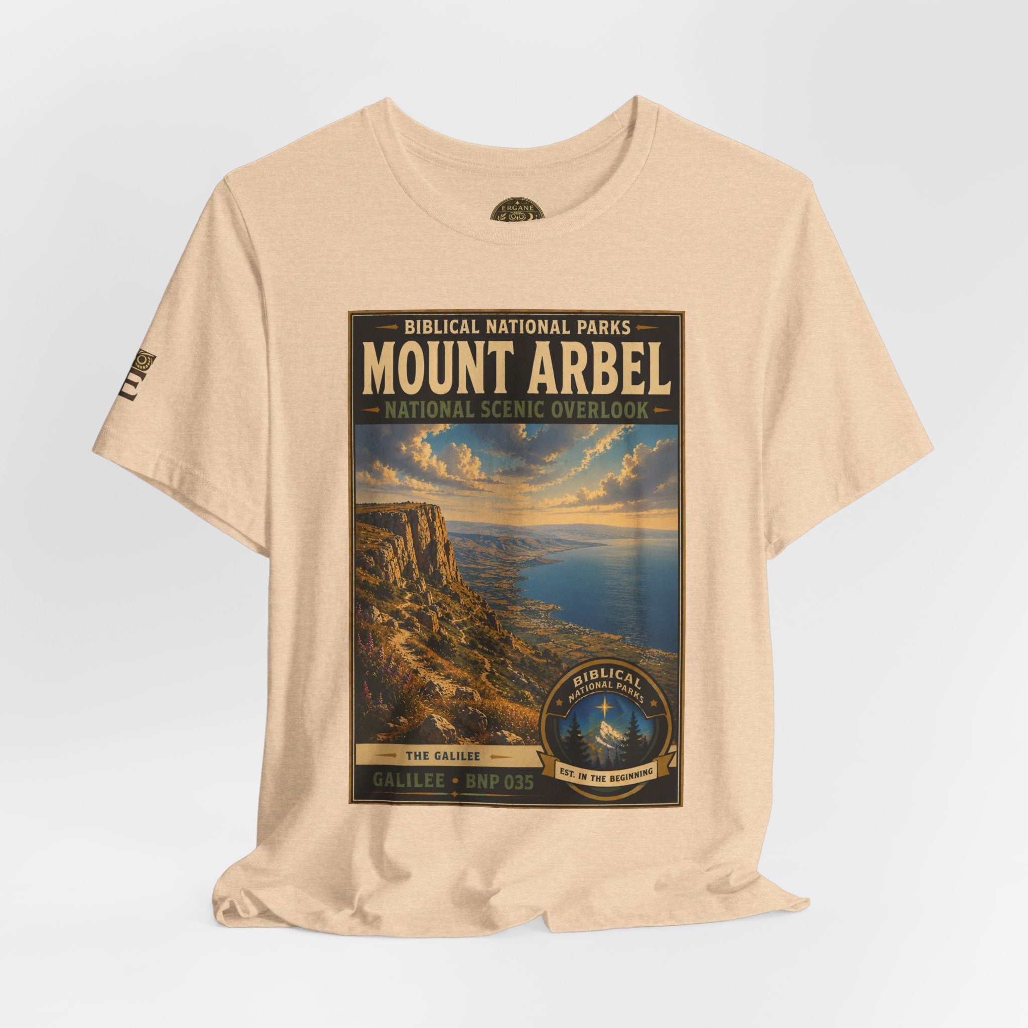 Biblical National Parks Collection VI- Galilee #035/035 The Galilee | Vintage nature poster Tee | Biblical national parks graphic shirt