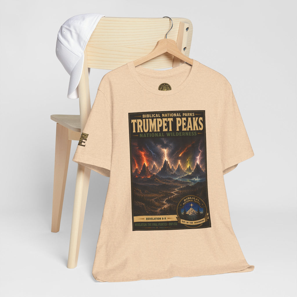 Biblical National Parks Collection X- #058/061 - Revelation: The Final Frontier | Revelation 8-9 | Vintage nature poster Tee | Biblical national parks graphic shirt
