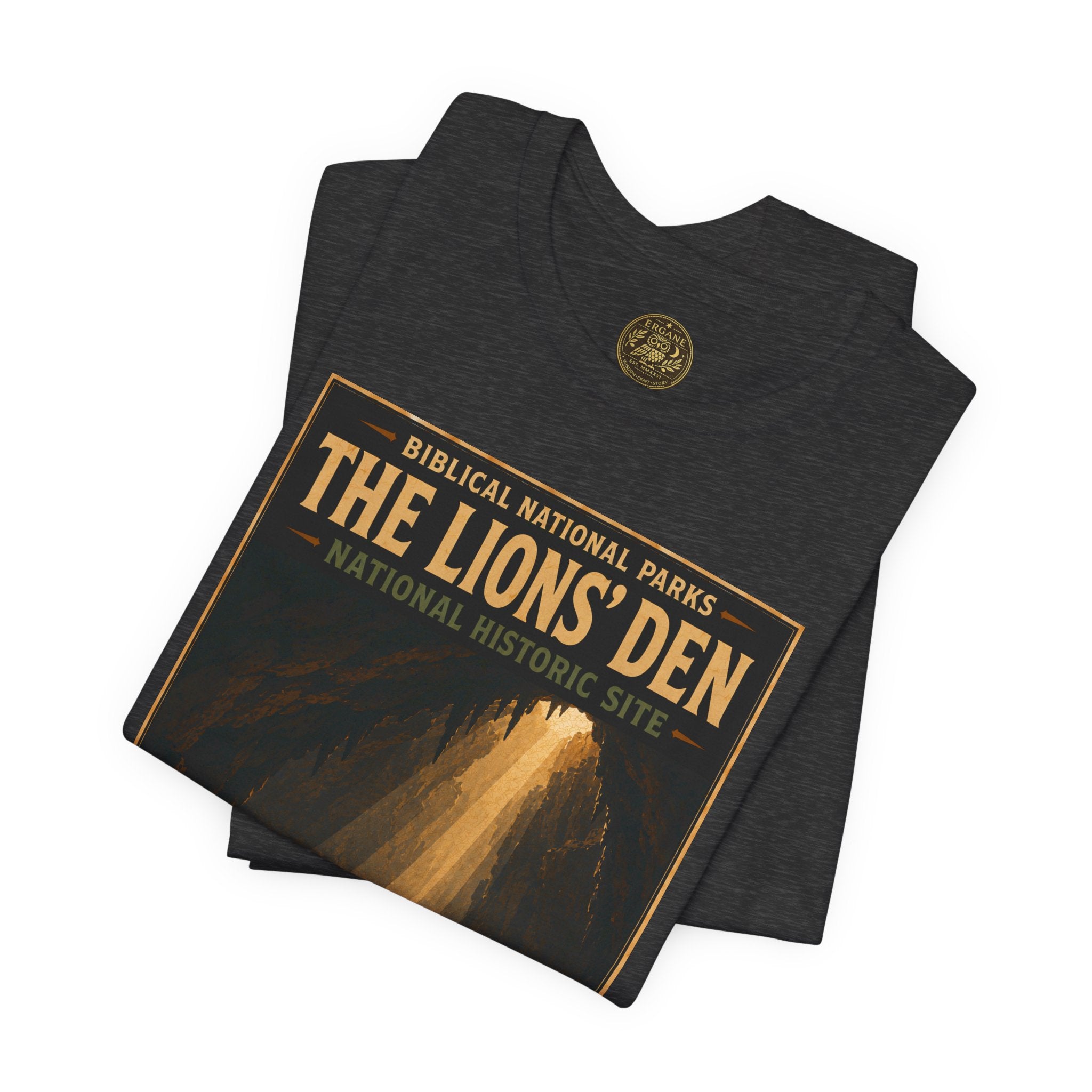 Biblical National Parks Collection V- Prophets & Wonders #027/030 Daniel 6 | Vintage nature poster Tee | Biblical national parks graphic shirt