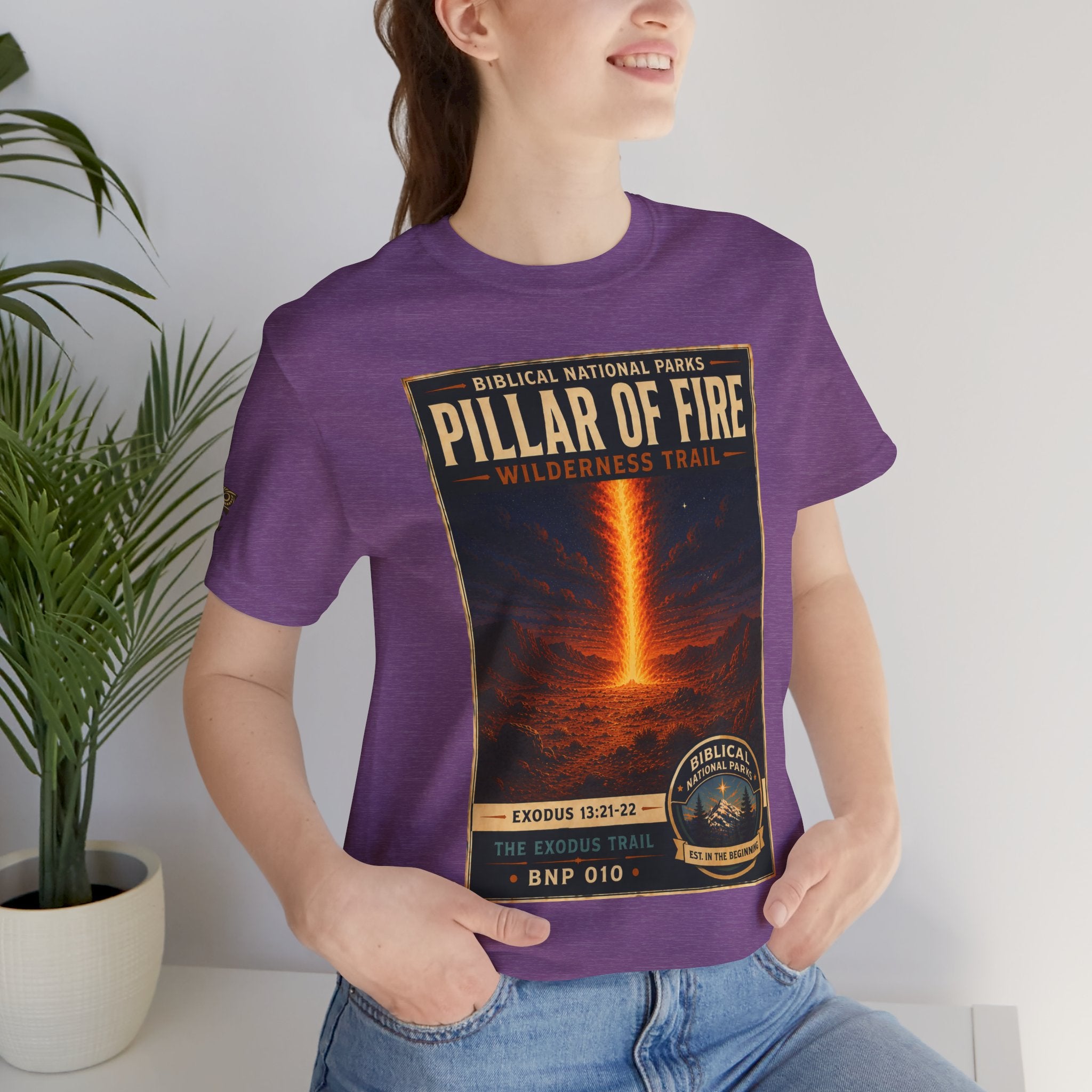 Biblical National Parks Collection II- The Exodus Trail #010/013 Exodus 13: 21-22 | Vintage nature poster Tee | Biblical national parks graphic shirt