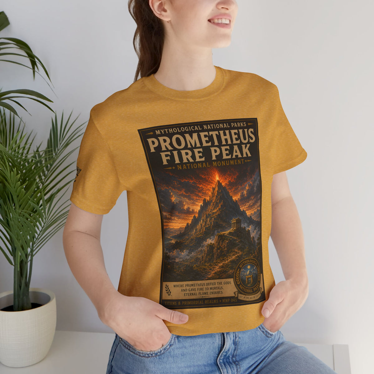 Mythological National Parks COLLECTION V- #045-050 TITANS & PRIMORDIAL REALMS | Vintage nature poster Tee | Mythological National Parks graphic shirt