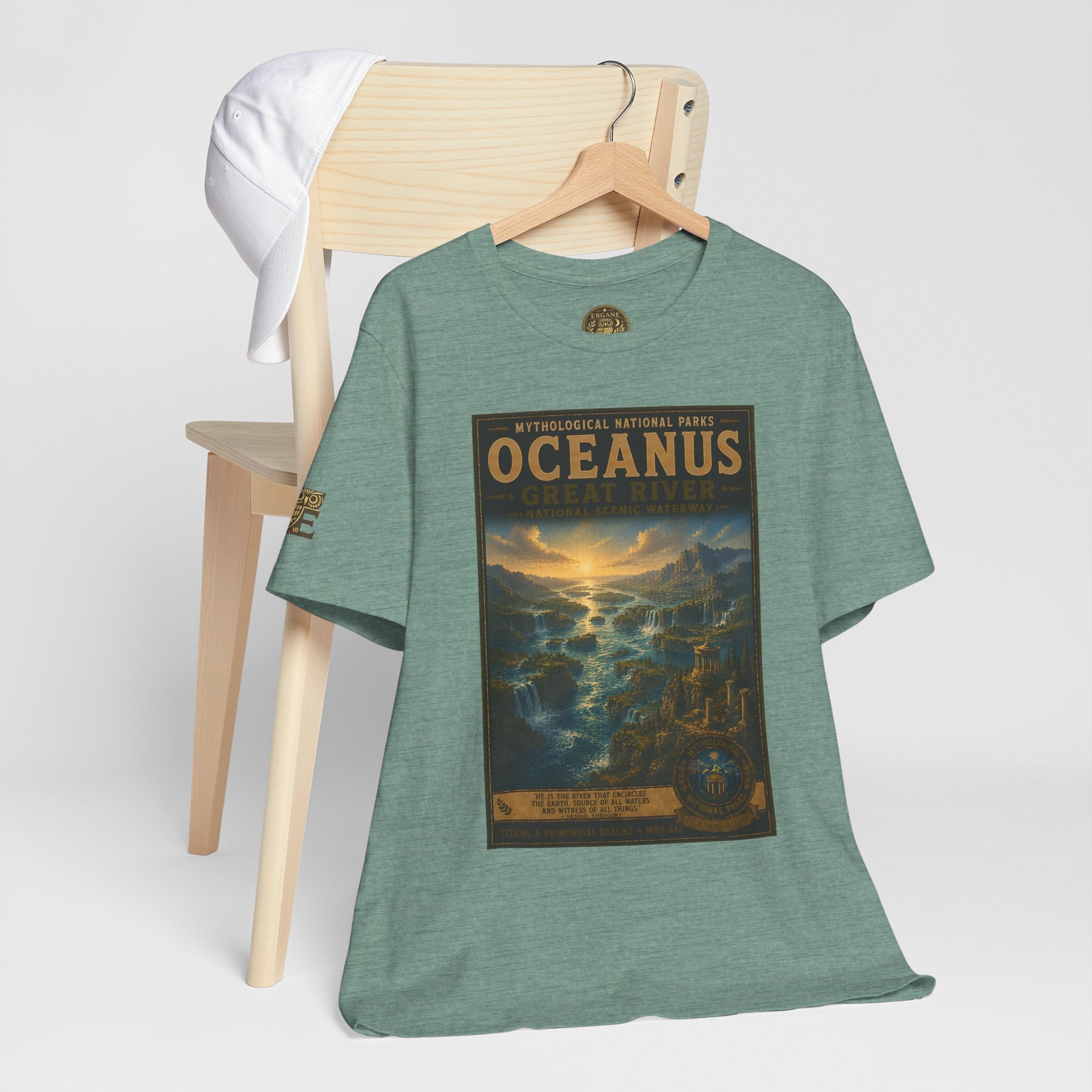 Mythological National Parks COLLECTION V- #042-050 TITANS & PRIMORDIAL REALMS | Vintage nature poster Tee | Mythological National Parks graphic shirt