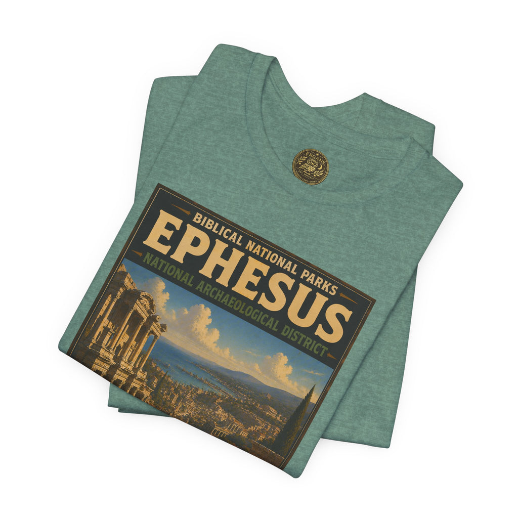 Biblical National Parks Collection VIII- The Apostles' Trails #048/049 | Acts 19 | Vintage nature poster Tee | Biblical national parks graphic shirt