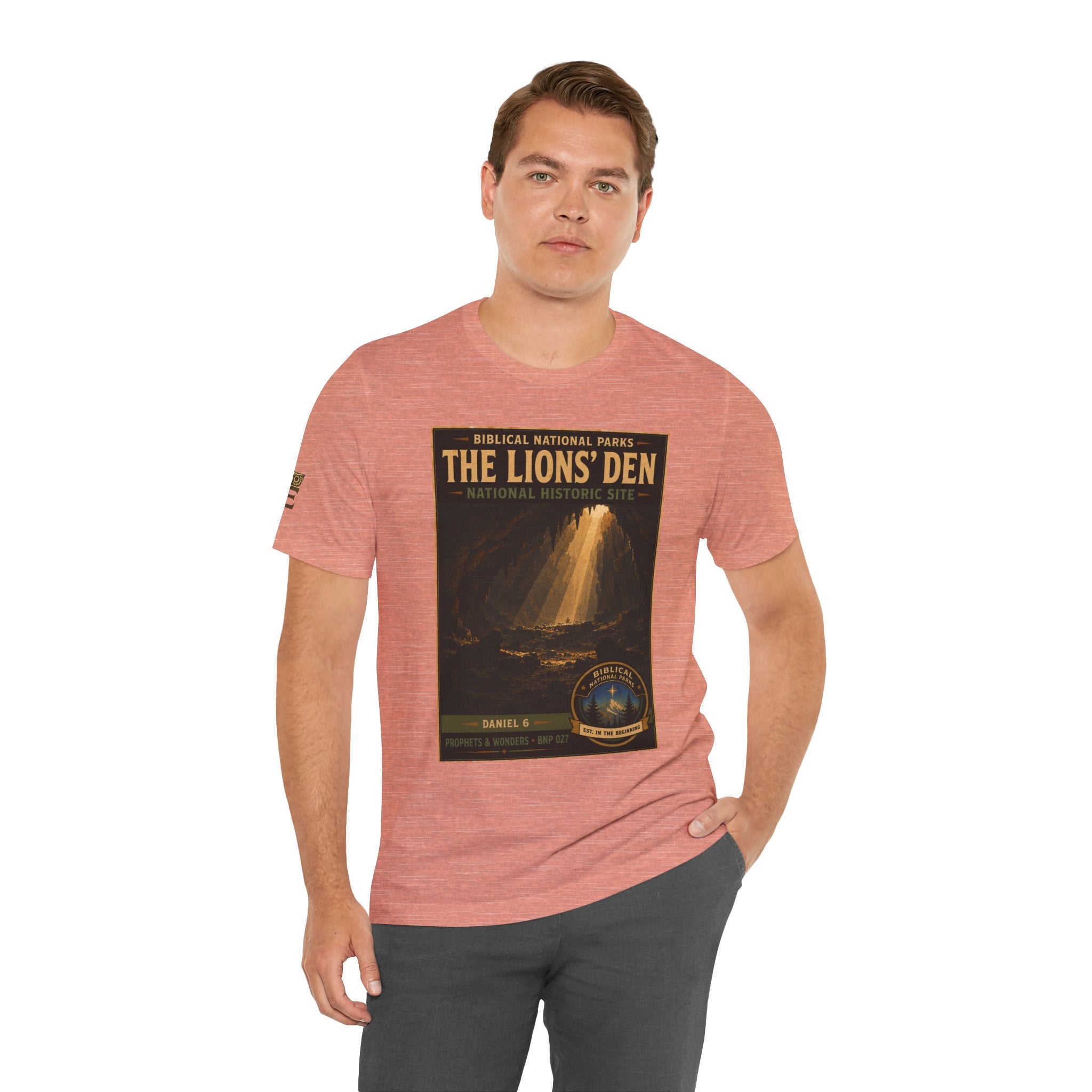 Biblical National Parks Collection V- Prophets & Wonders #027/030 Daniel 6 | Vintage nature poster Tee | Biblical national parks graphic shirt