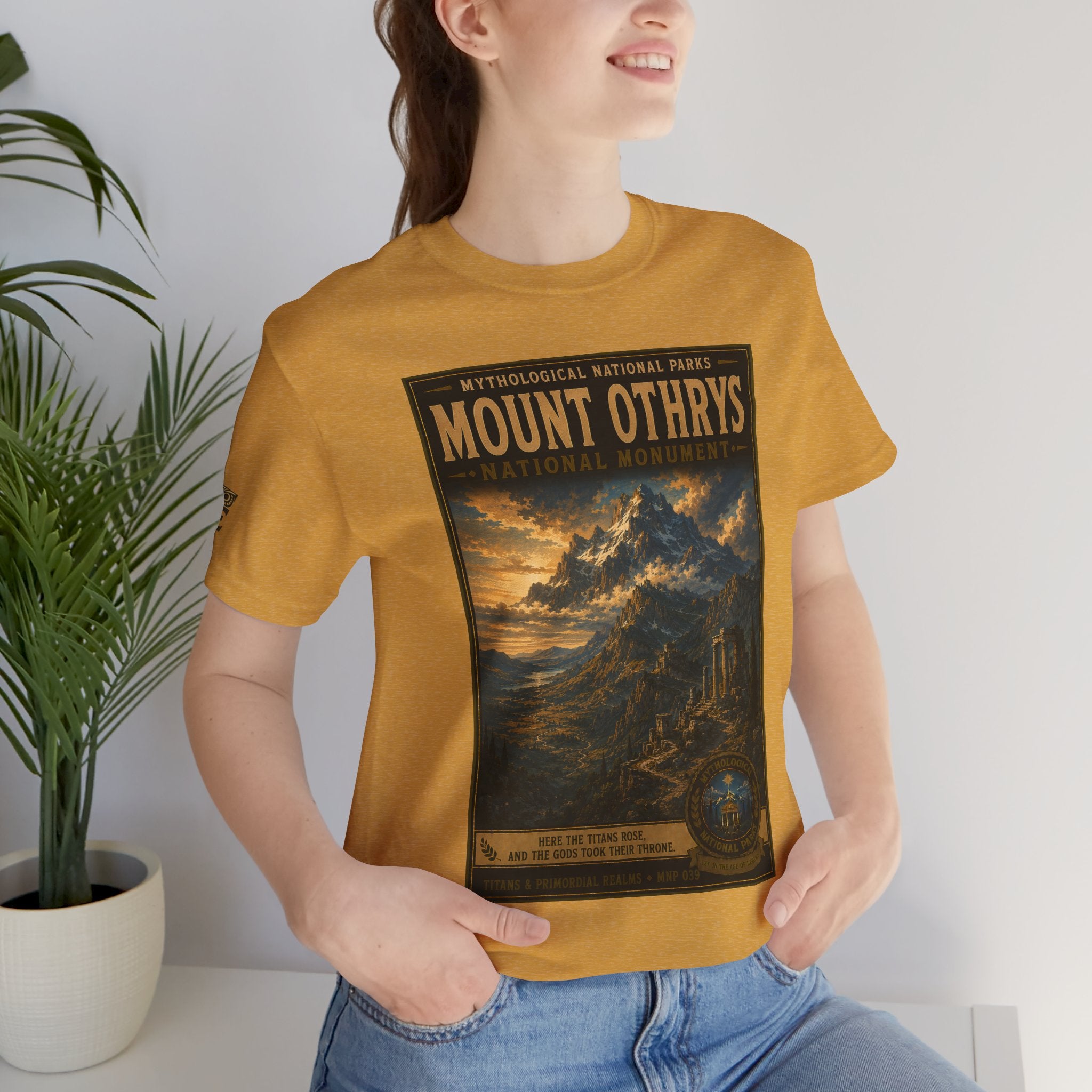 Mythological National Parks COLLECTION V- #039-050 TITANS & PRIMORDIAL REALMS | Vintage nature poster Tee | Mythological National Parks graphic shirt